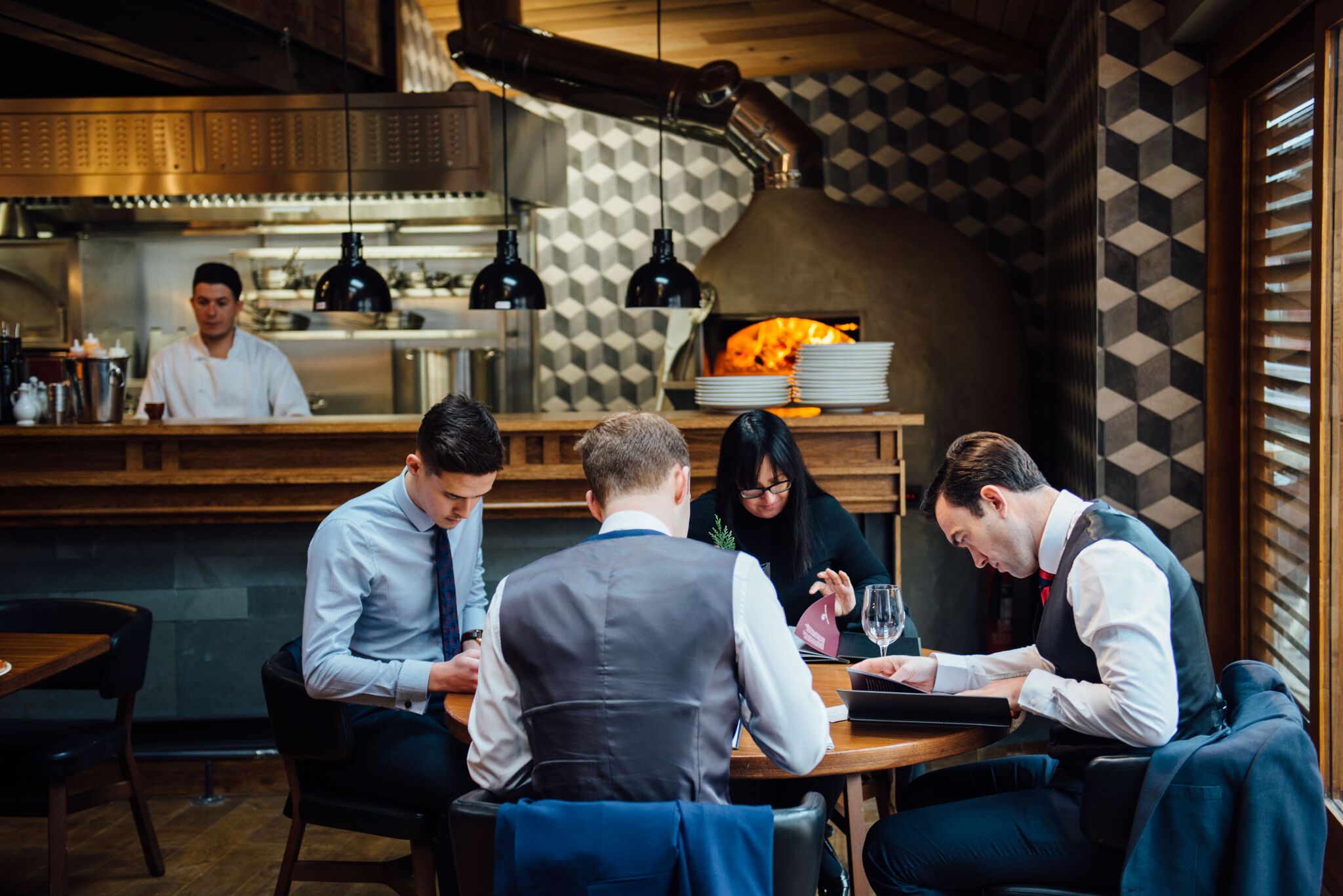 The Old Post Office Restaurant & Pizza Oven w: Customers.jpg