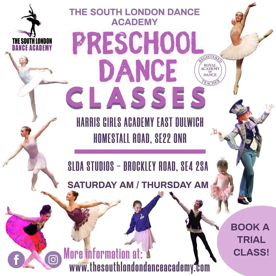 At The South London Dance Academy, we don’t just teach steps — we nurture dancers ๐
From the very first preschool twirls to the confident leaps of young adulthood, our teaching is designed to grow with your child every step of the way.