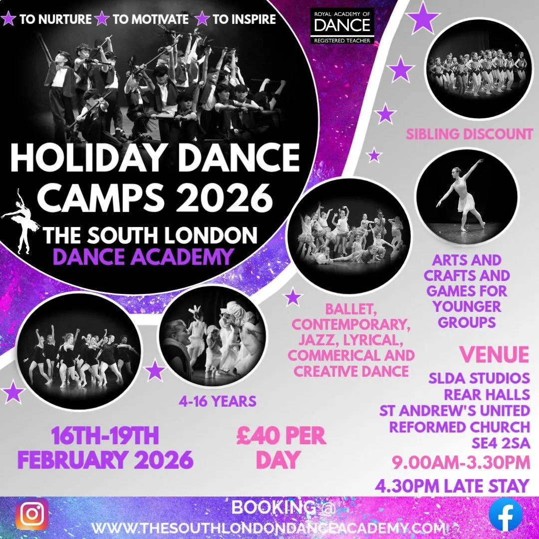 Still places available! Half term is coming up fast &mdash; so let&rsquo;s dance 🌟

Looking for a fun, active half-term plan? Join us this February for days full of movement, creativity and confidence-building at our Brockley studios!

📍 SLDA Studi