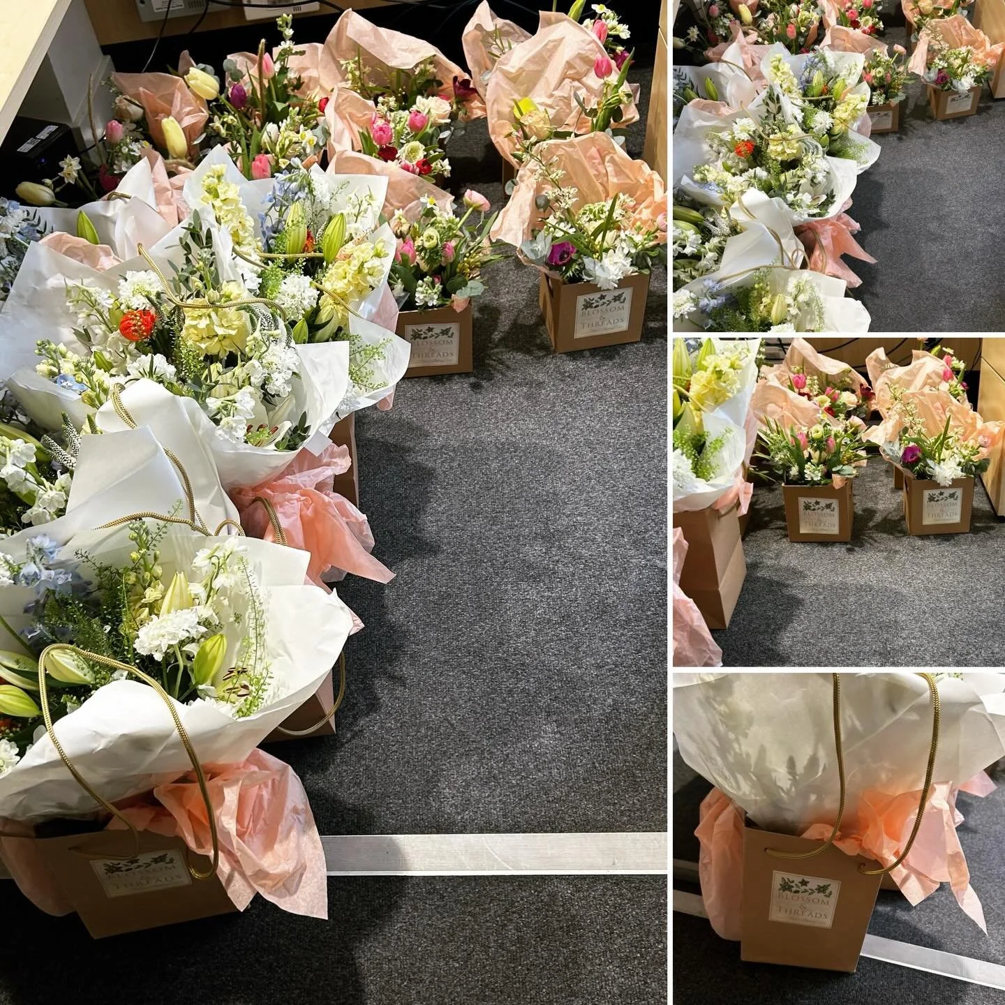 The most beautiful &lsquo;thank you&rsquo; flowers 💐✨

Huge thank you to @blossomandthreads for these absolutely stunning arrangements &mdash; they are perfect in every way!

I wouldn&rsquo;t go anywhere else 💜

#thesouthlondondanceacademy #blossom