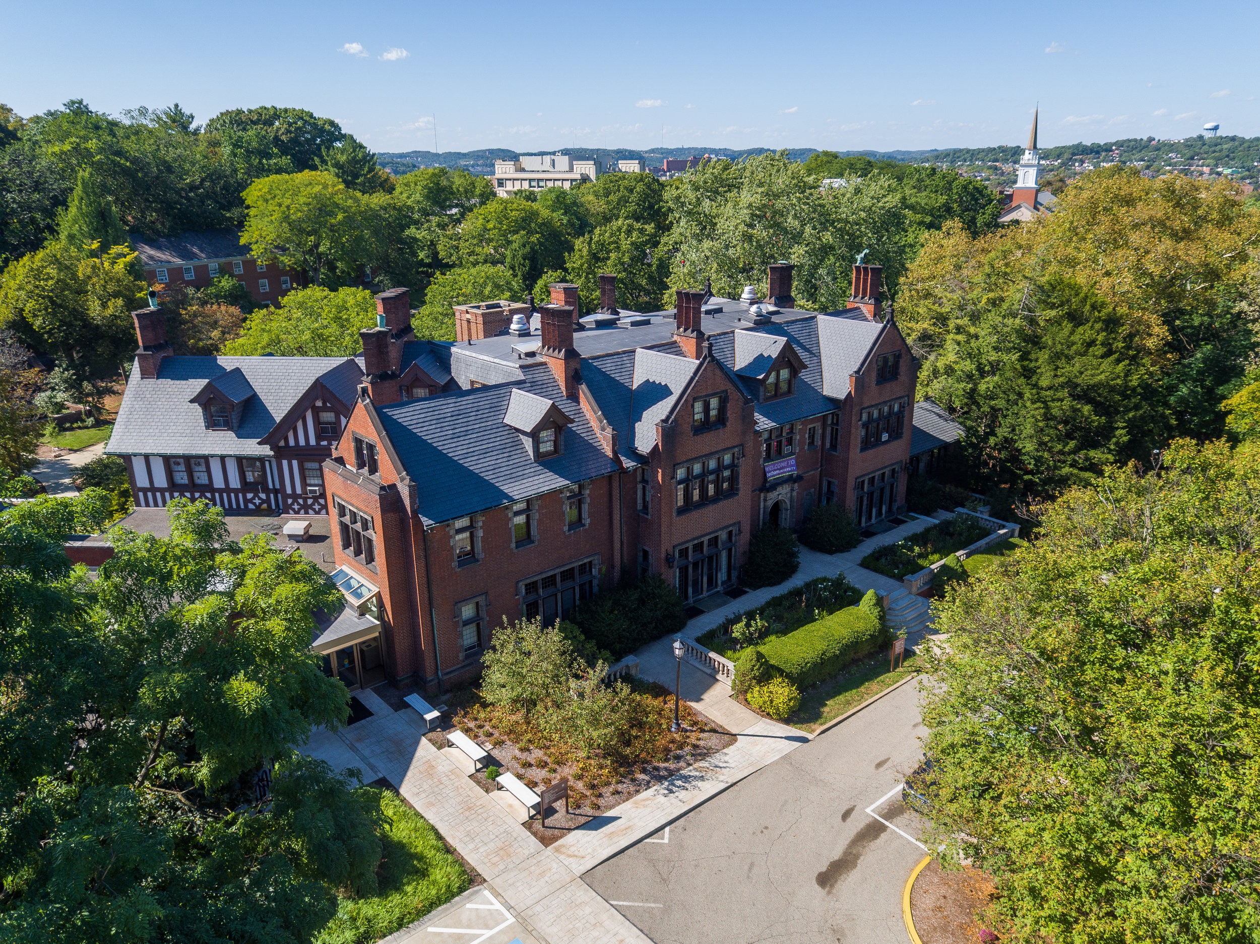 Andrew Mellon estate from Woodland Road