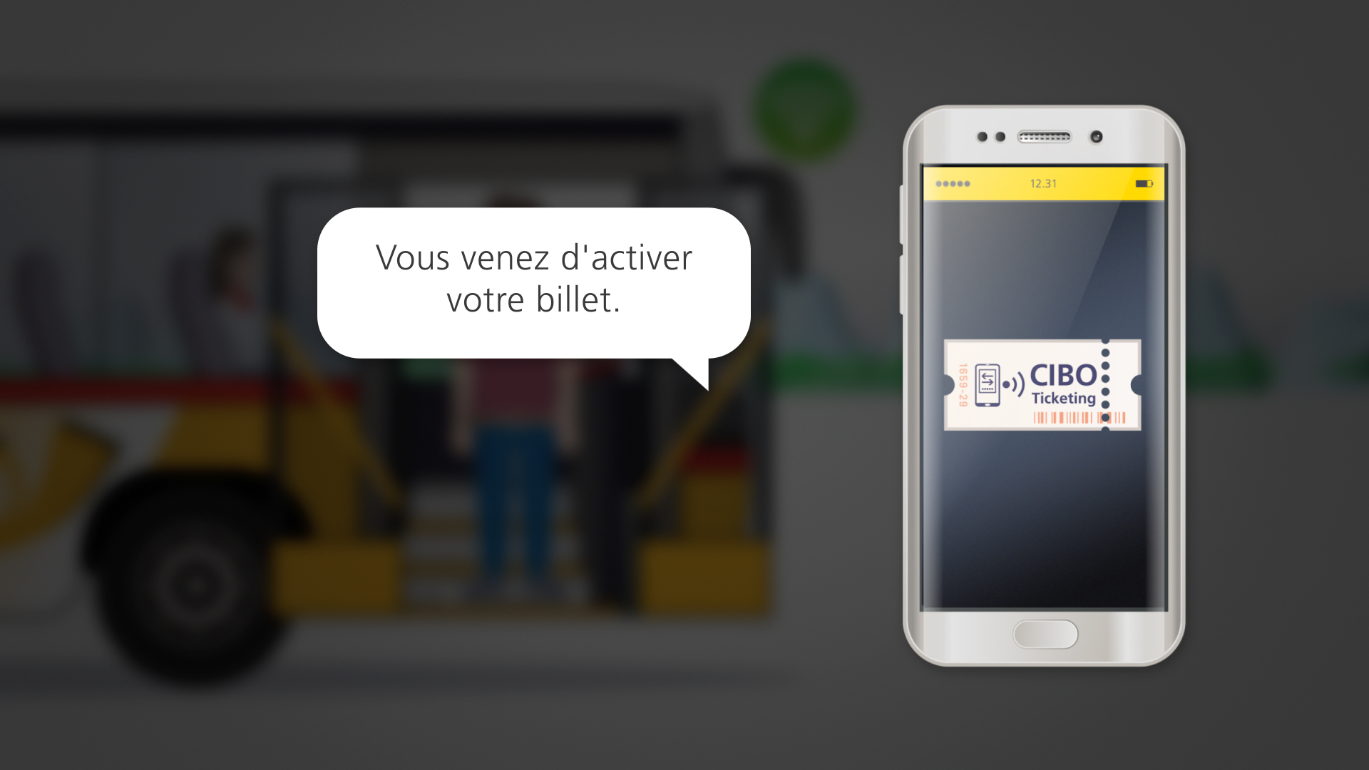 Cibo Ticketing - App pour Car Postal
