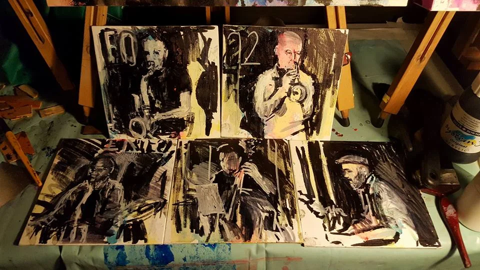 Live art by J Ellis - Baraka at Stereo 92, London, 2016