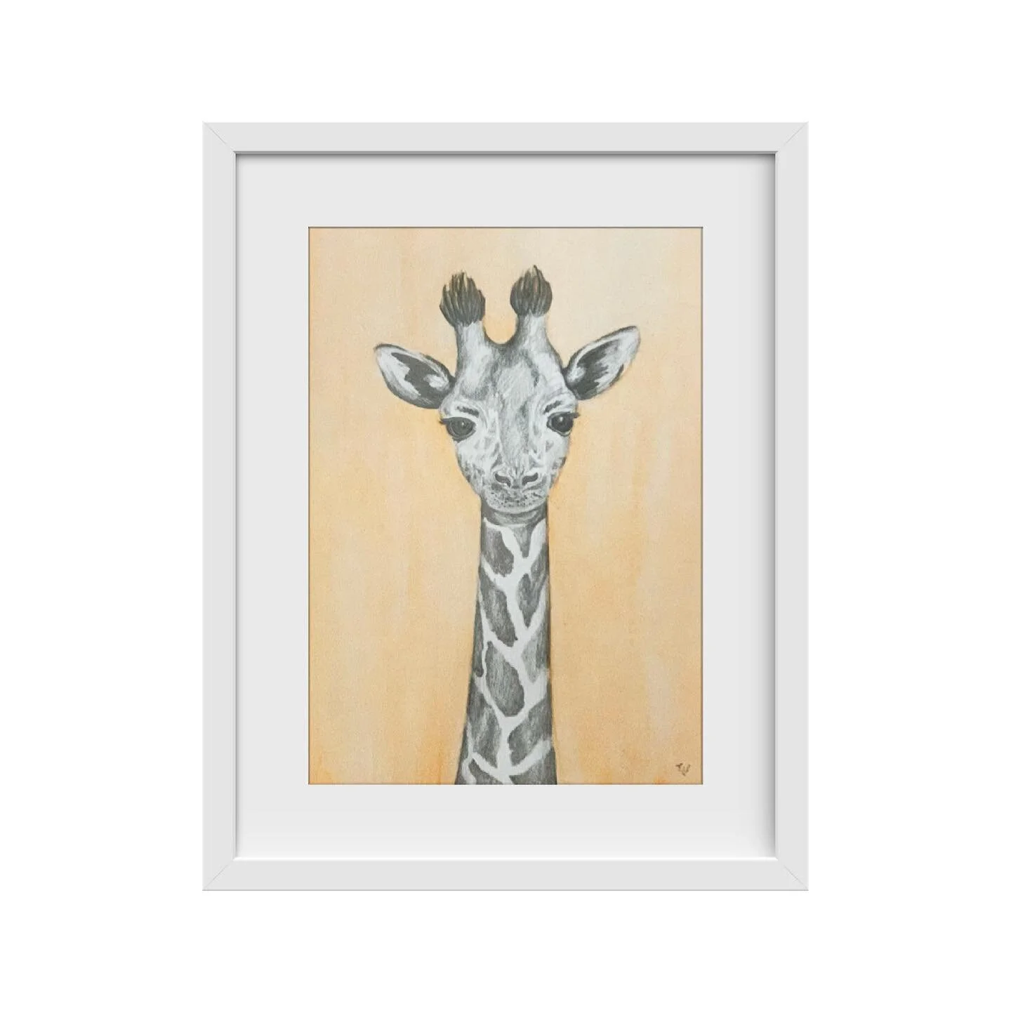 A5 giraffe drawing 🦒