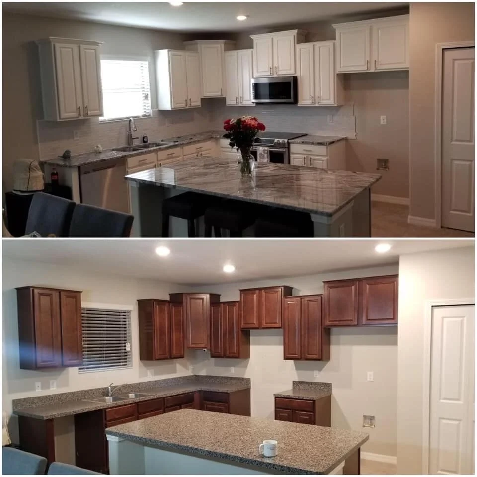 painted-caterpillar-cabinets-before-after.JPG