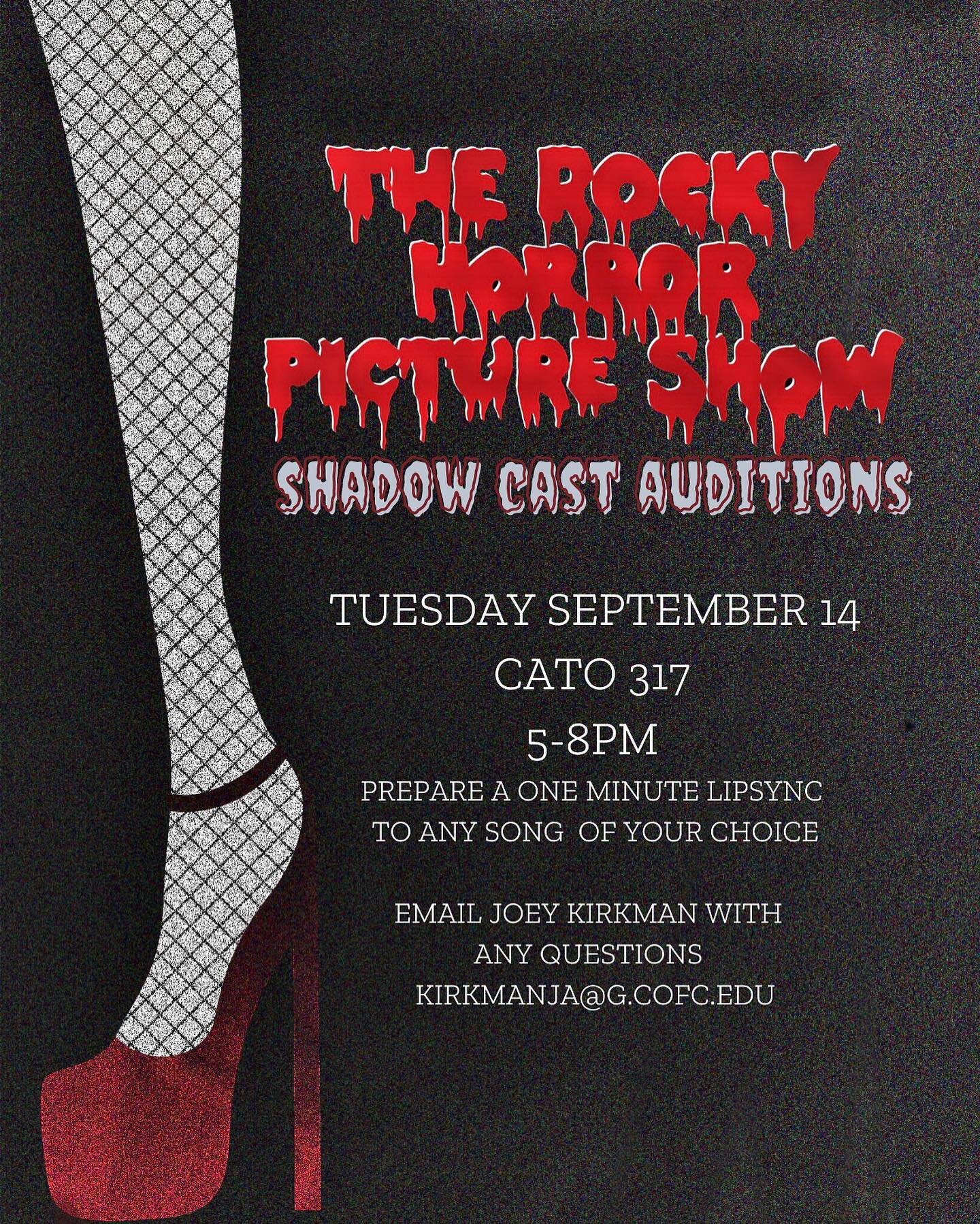 ITS BACK BABY!!!! The long awaited return of this beloved tradition is coming and YOU can be part of it. Come out and audition! WE CANT WAIT TO SEE YOU!!!

And we&rsquo;re SO excited to announce the great minds behind it all:

director @joey___kirkma