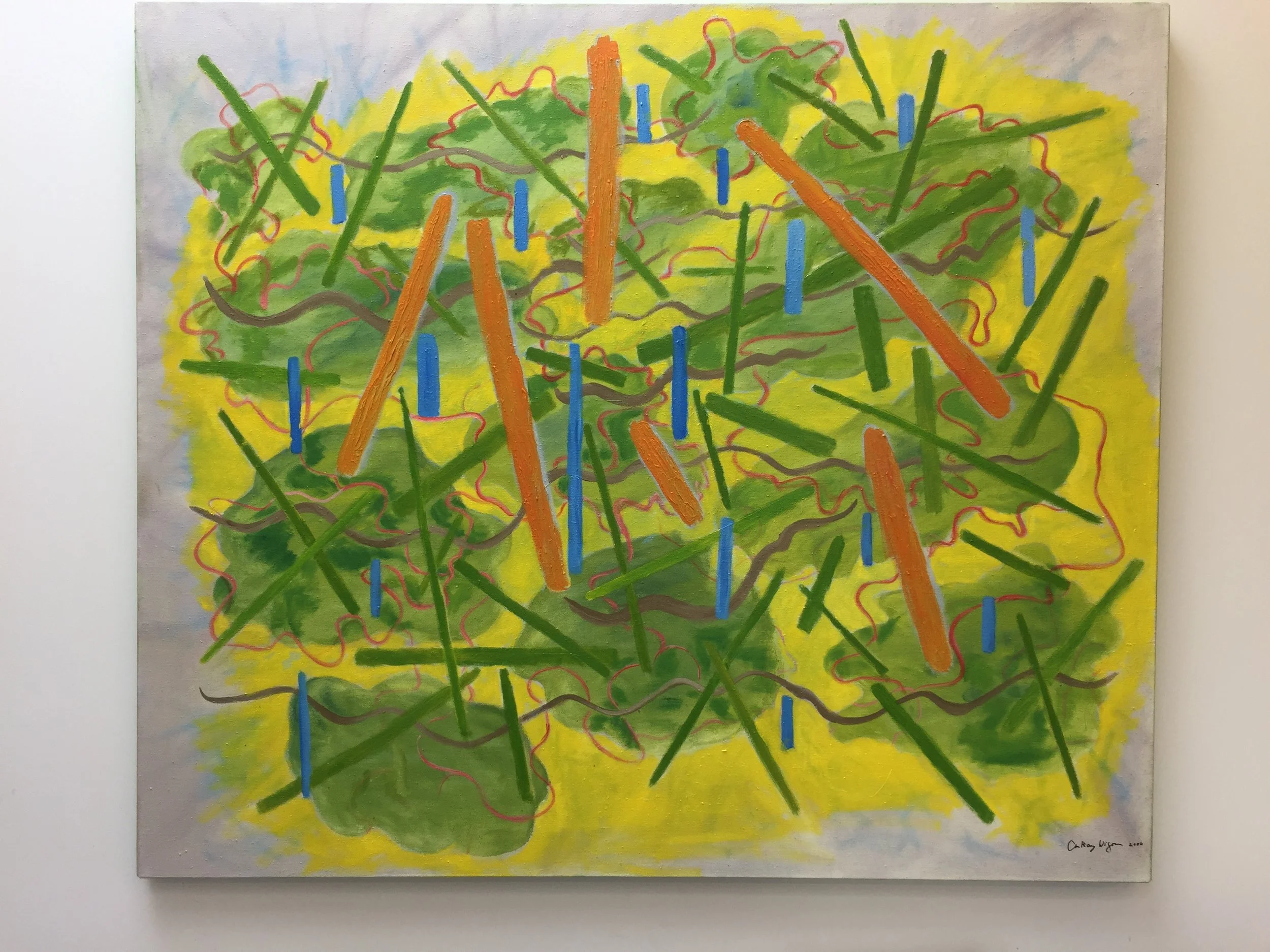 Orange Blue &amp; Green Bars