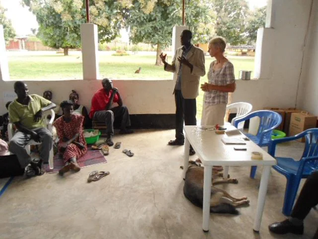 Carla teaching in Uganda