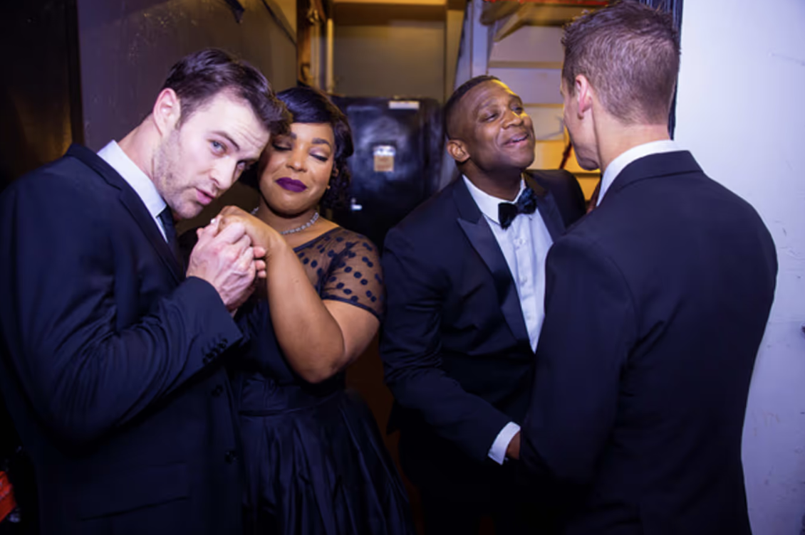 
Luke Hawkins, K Allison, Jelani Remy, and Sam Gravitte created "The Brat Pack" and performed around NYC, including Birdland on June 12.