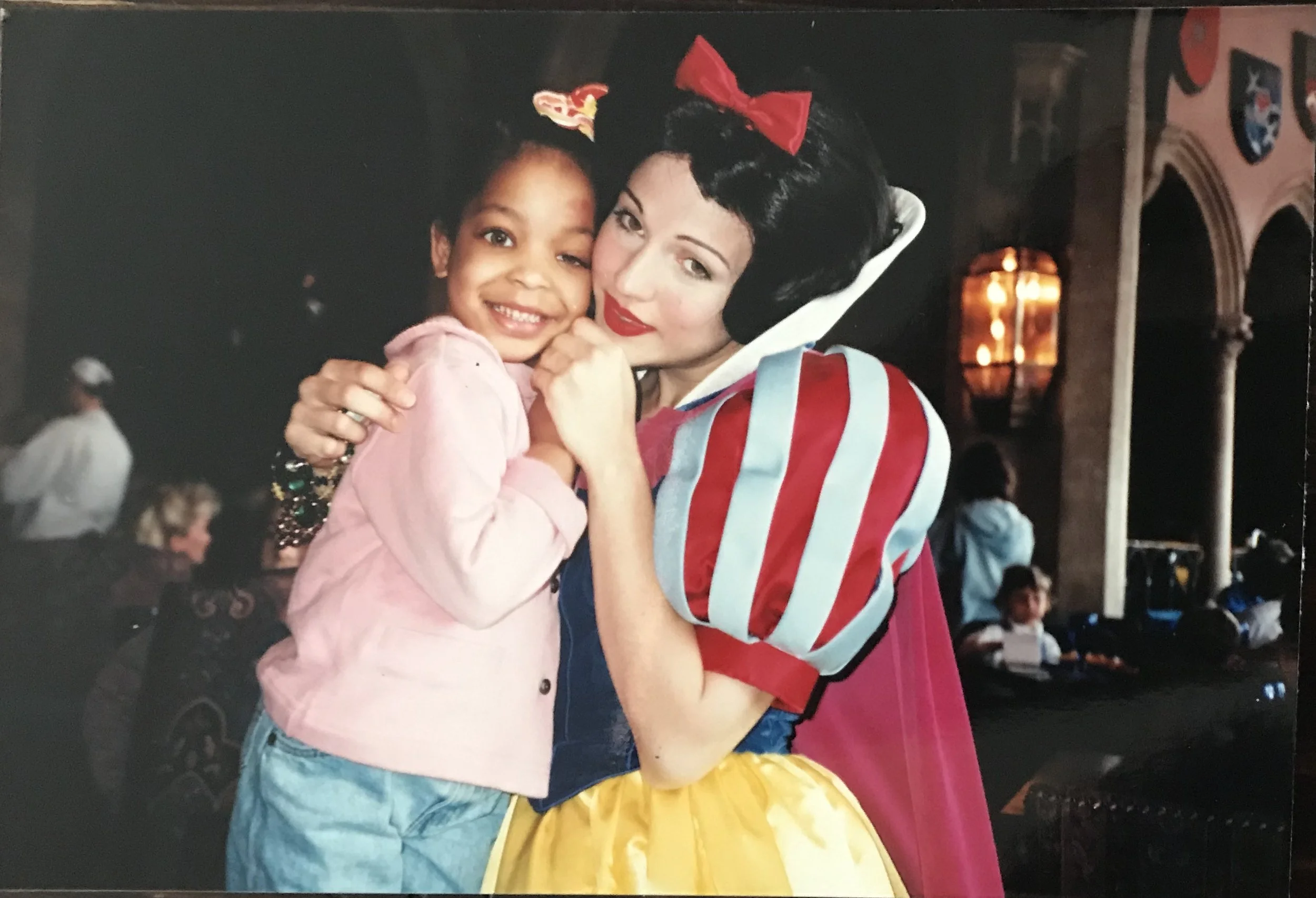As a child, K was OBSESSED with Disney. Foreshadowing! 