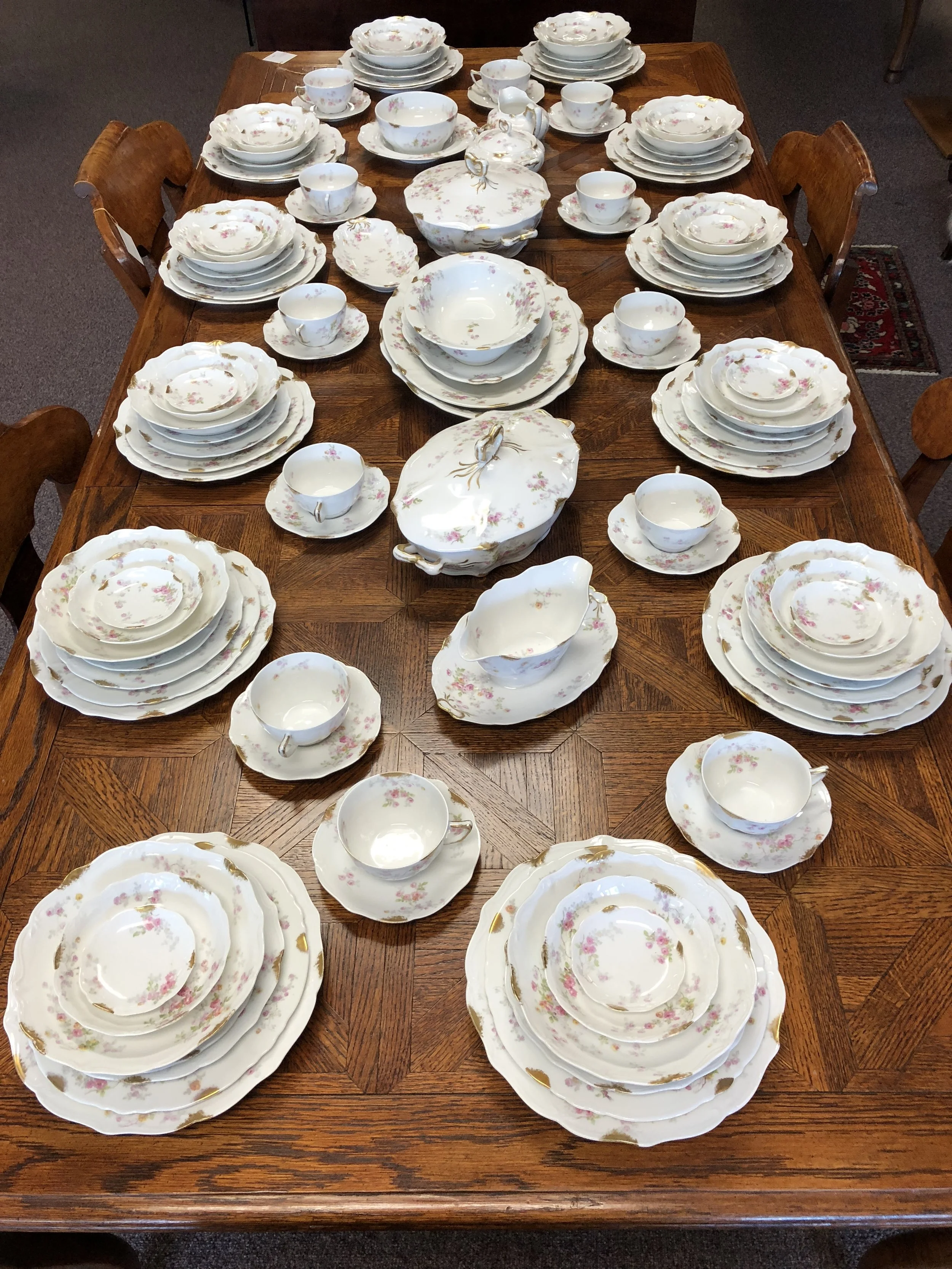 C Arnfeldt Limoges China Set - 9pc Service for 12 — Ardesh