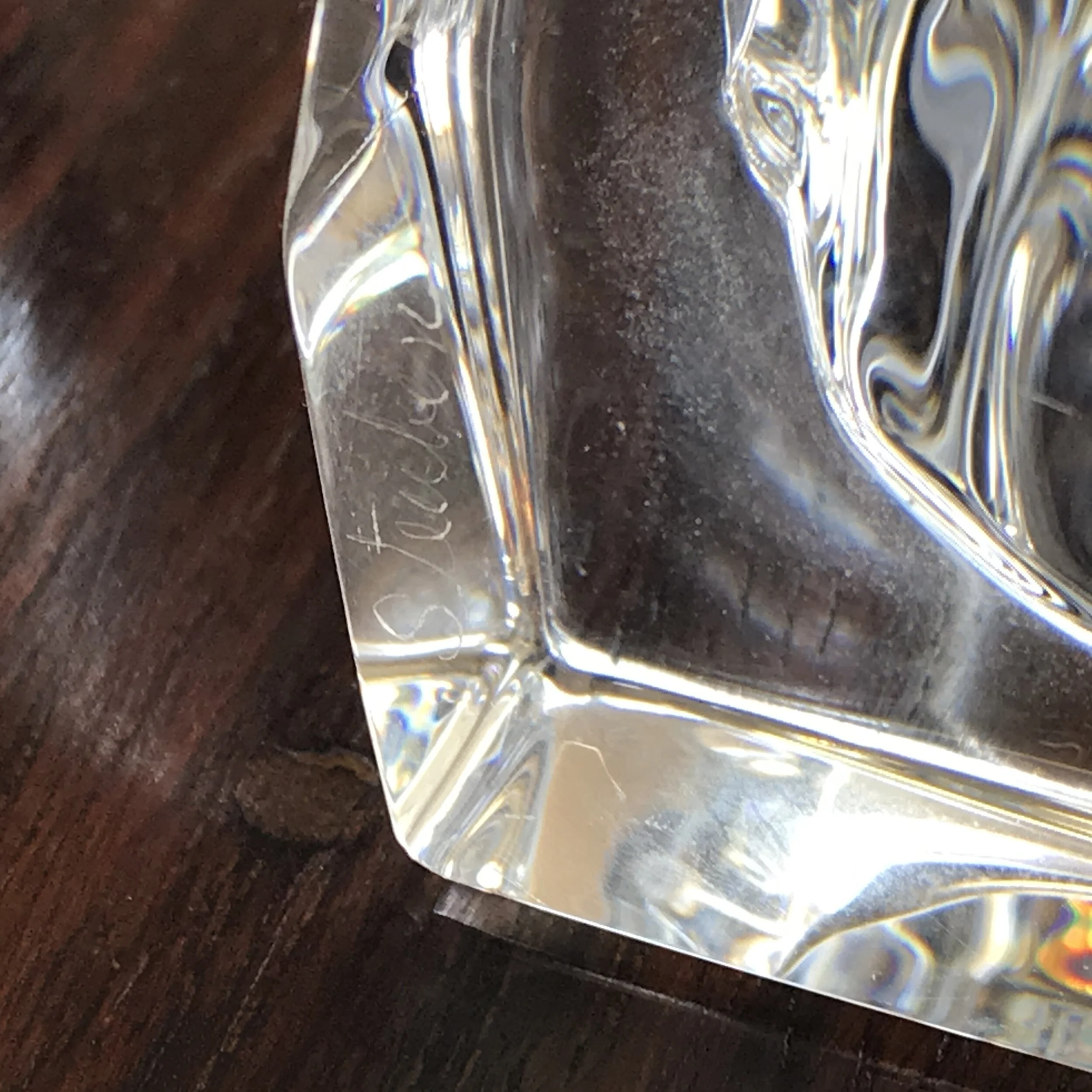 Steuben Crystal Art Glass Horse Head Chess Piece Knight — Ardesh