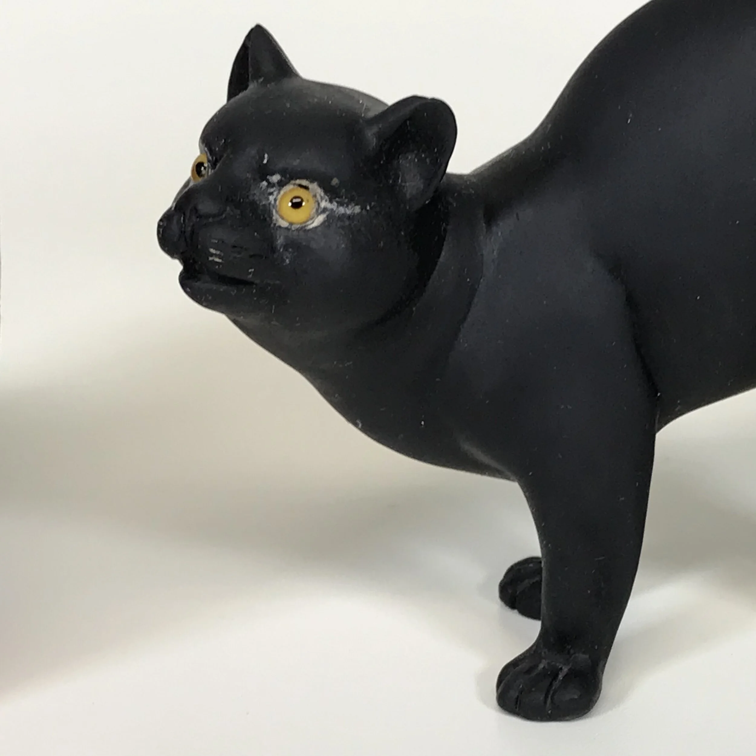 Antique Wedgwood Black Basalt Animal Cat Figurine — Ardesh