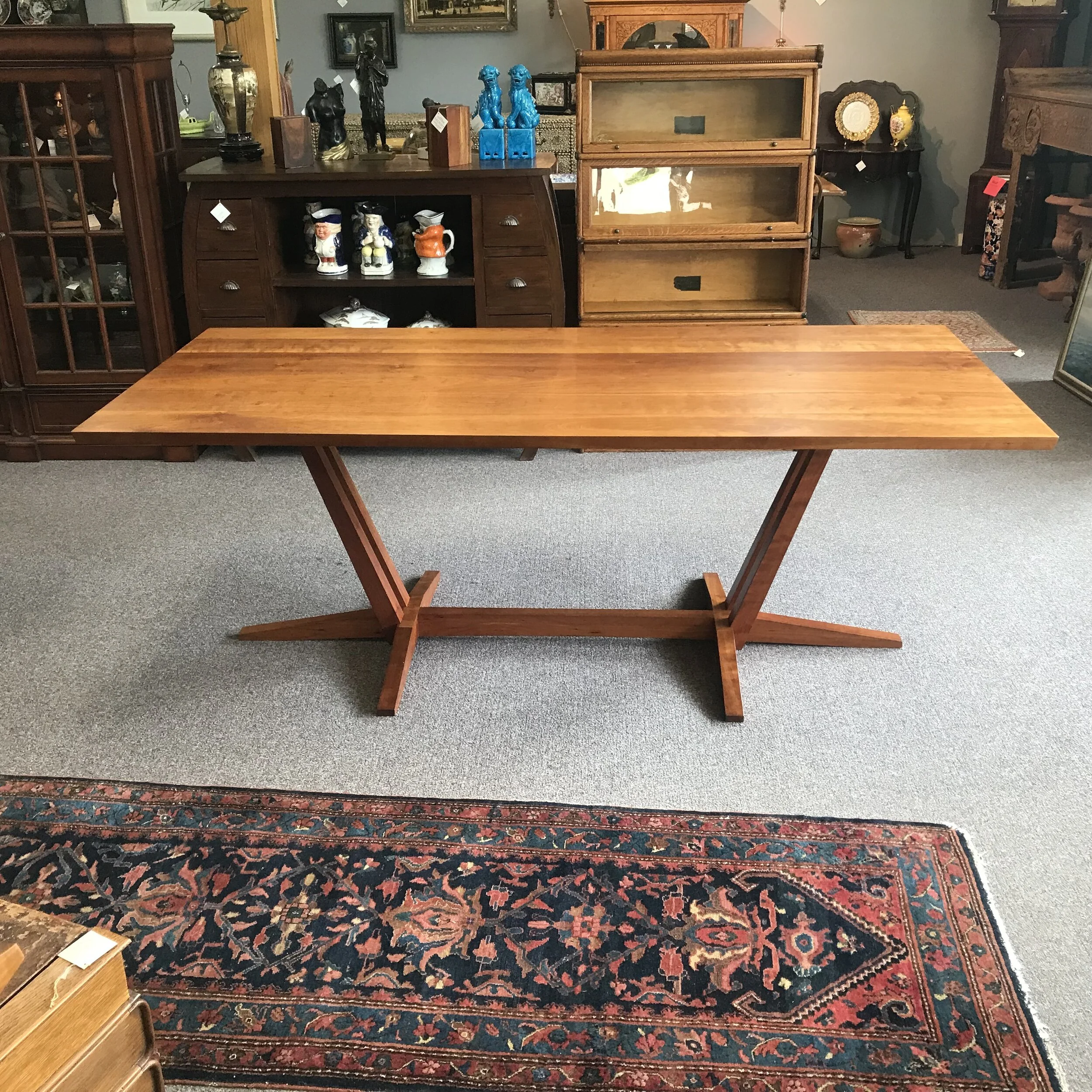 Thomas Moser Cherry Edo Trestle Table — Ardesh