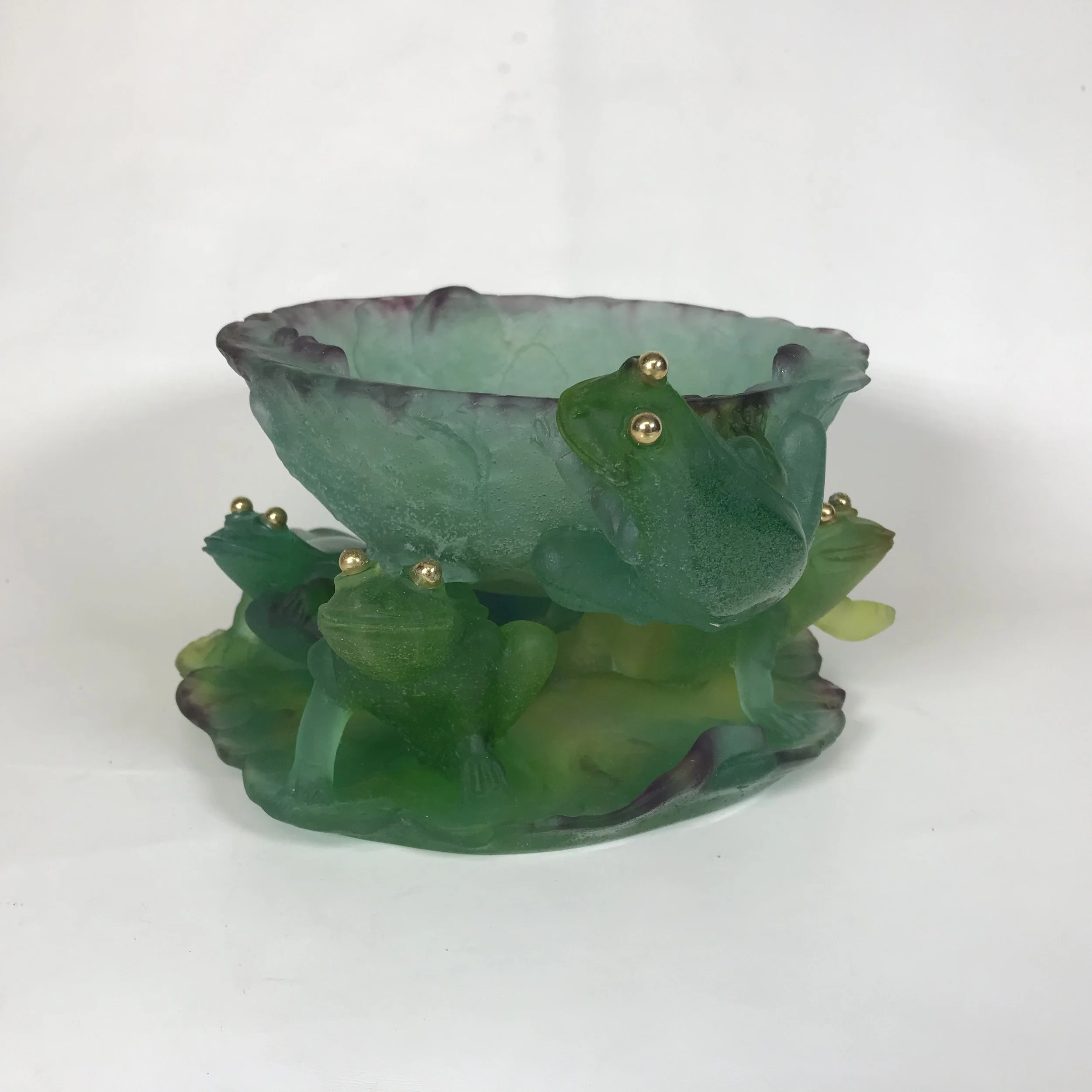 Daum ドーム　 Pate De Verre 蛙 Frog ネックレス Daum ドーム Pate De Verre 蛙 Frog ネックレス