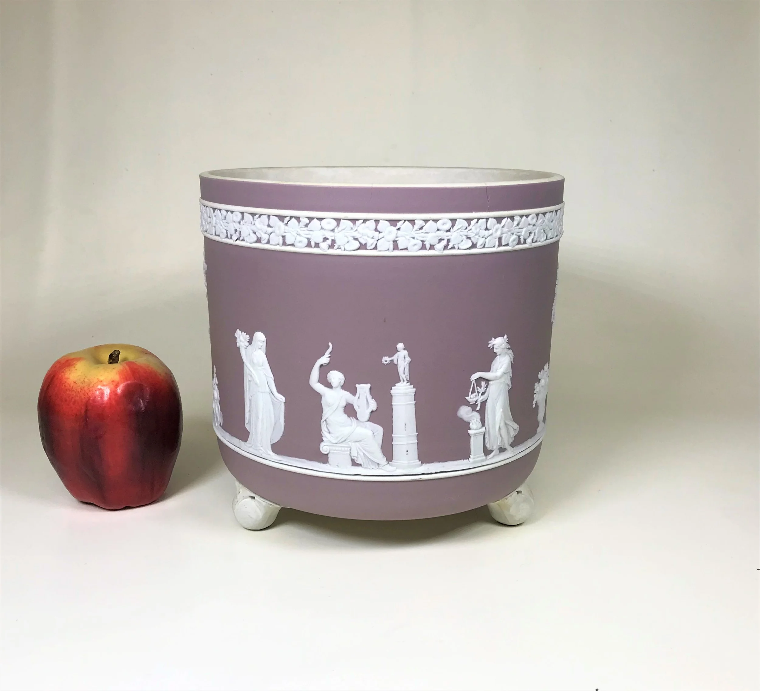 Rare 19th Century Wedgwood Lilac Dipped Jasperware Planter — Ardesh