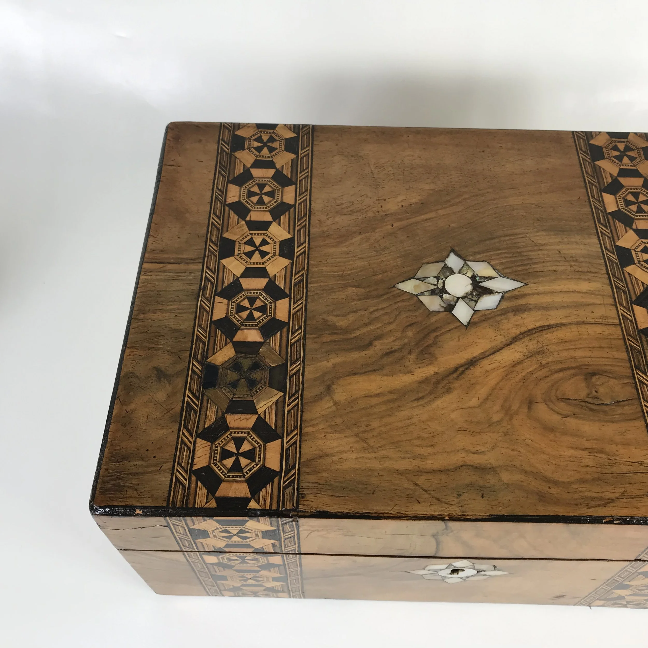 19th Century Tunbridge Ware Valuables Box — Ardesh