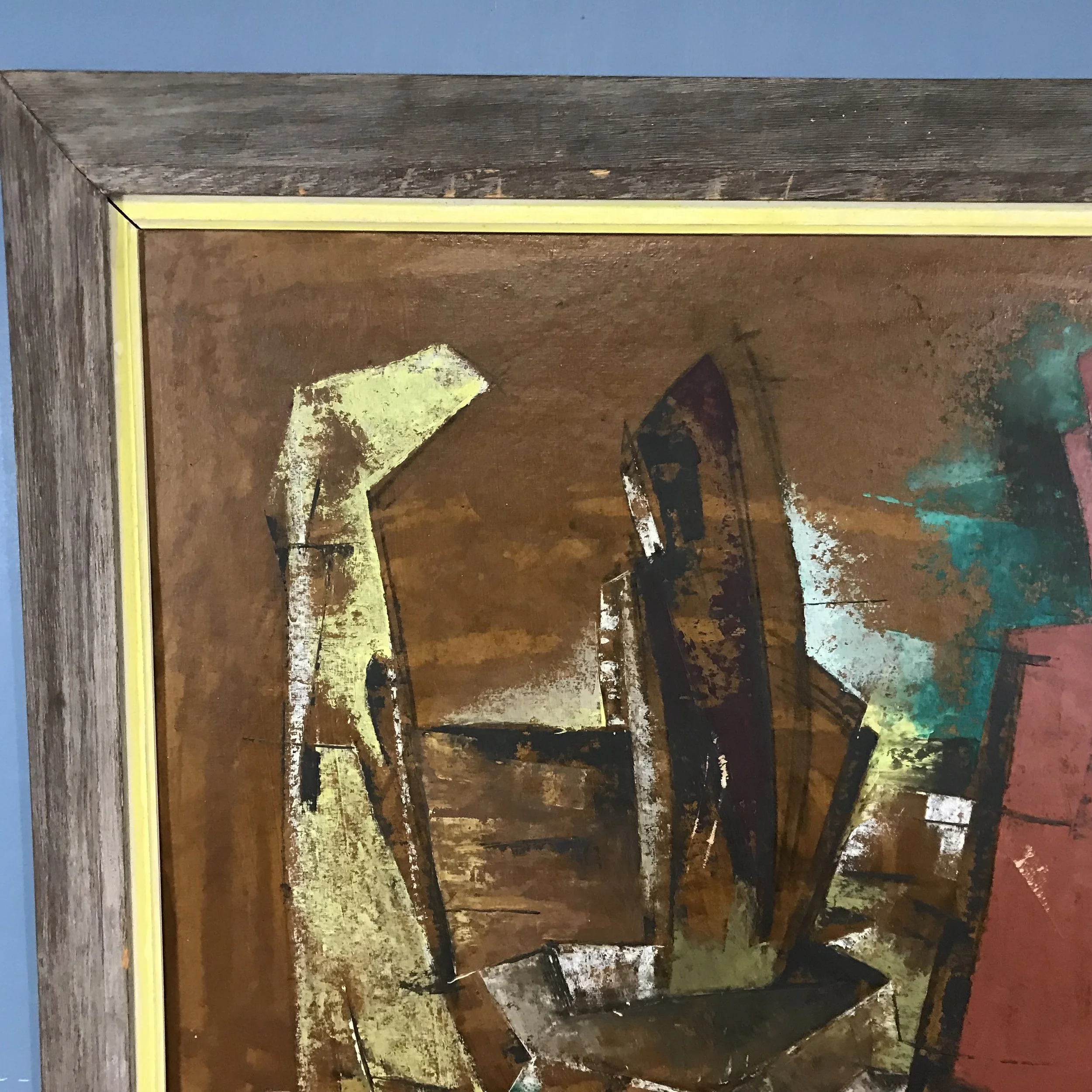 Large Original Patrick Morgan Mid Century Abstract Painting