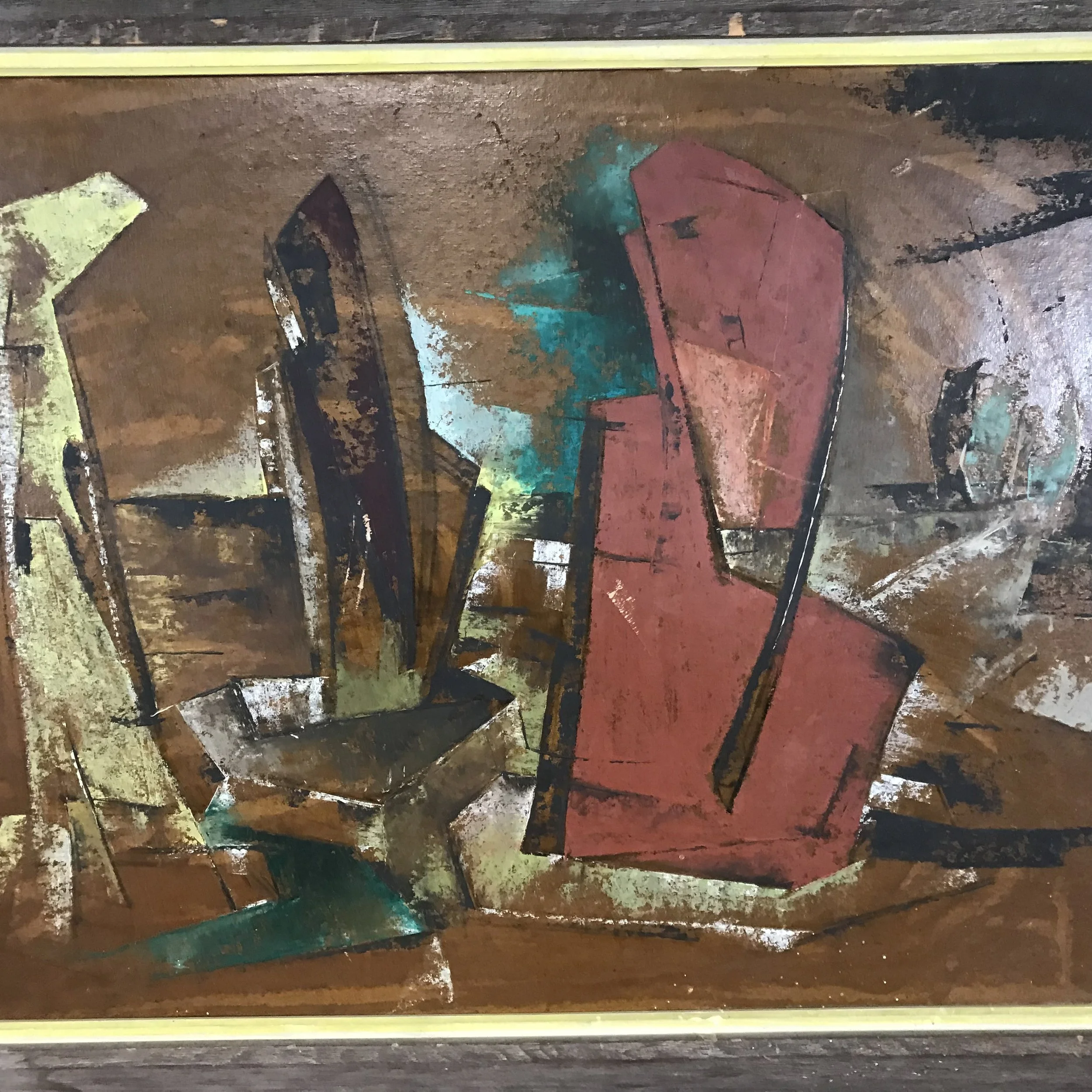Large Original Patrick Morgan Mid Century Abstract Painting