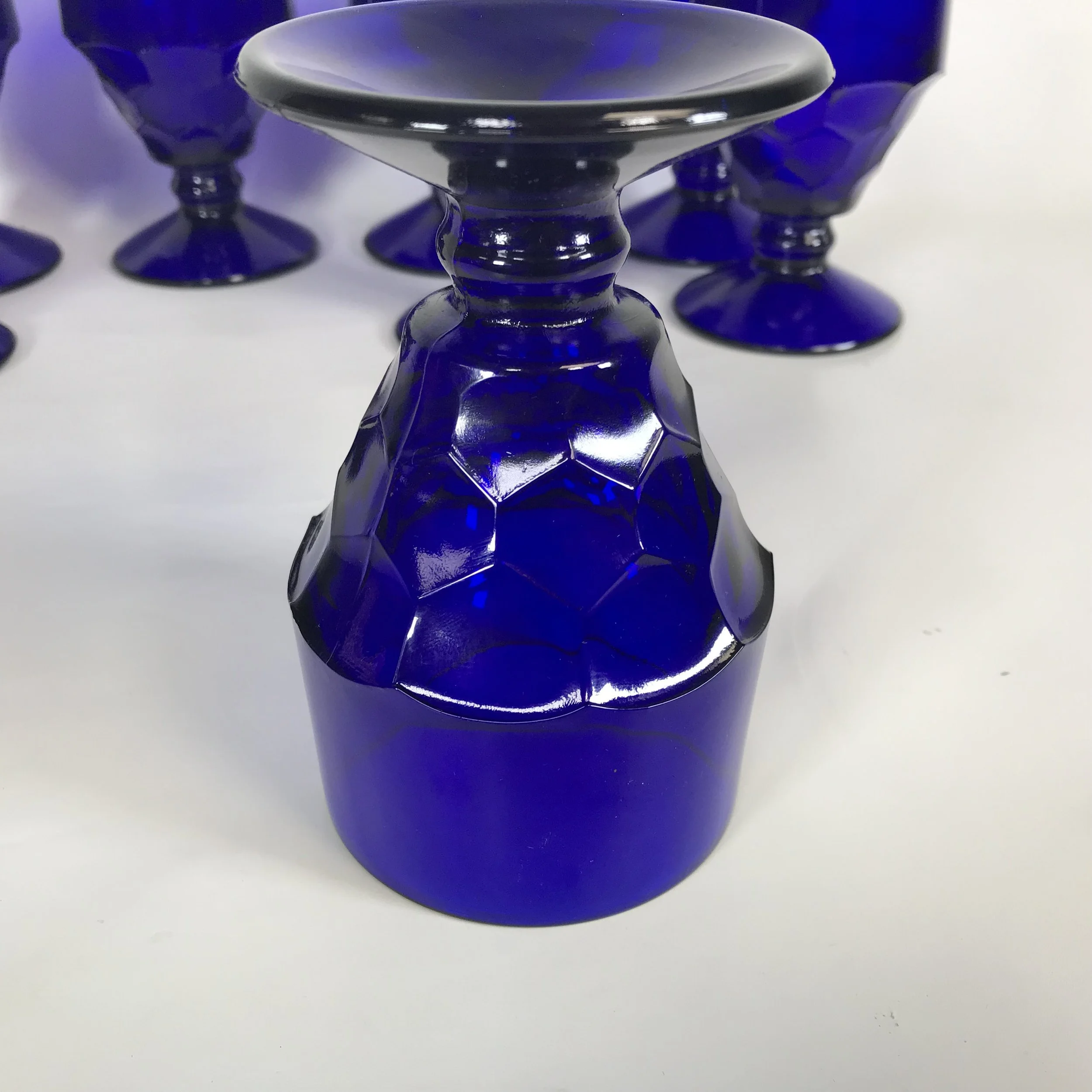 Set of 8 Georgian Cobalt Blue by Viking 5-3/8
