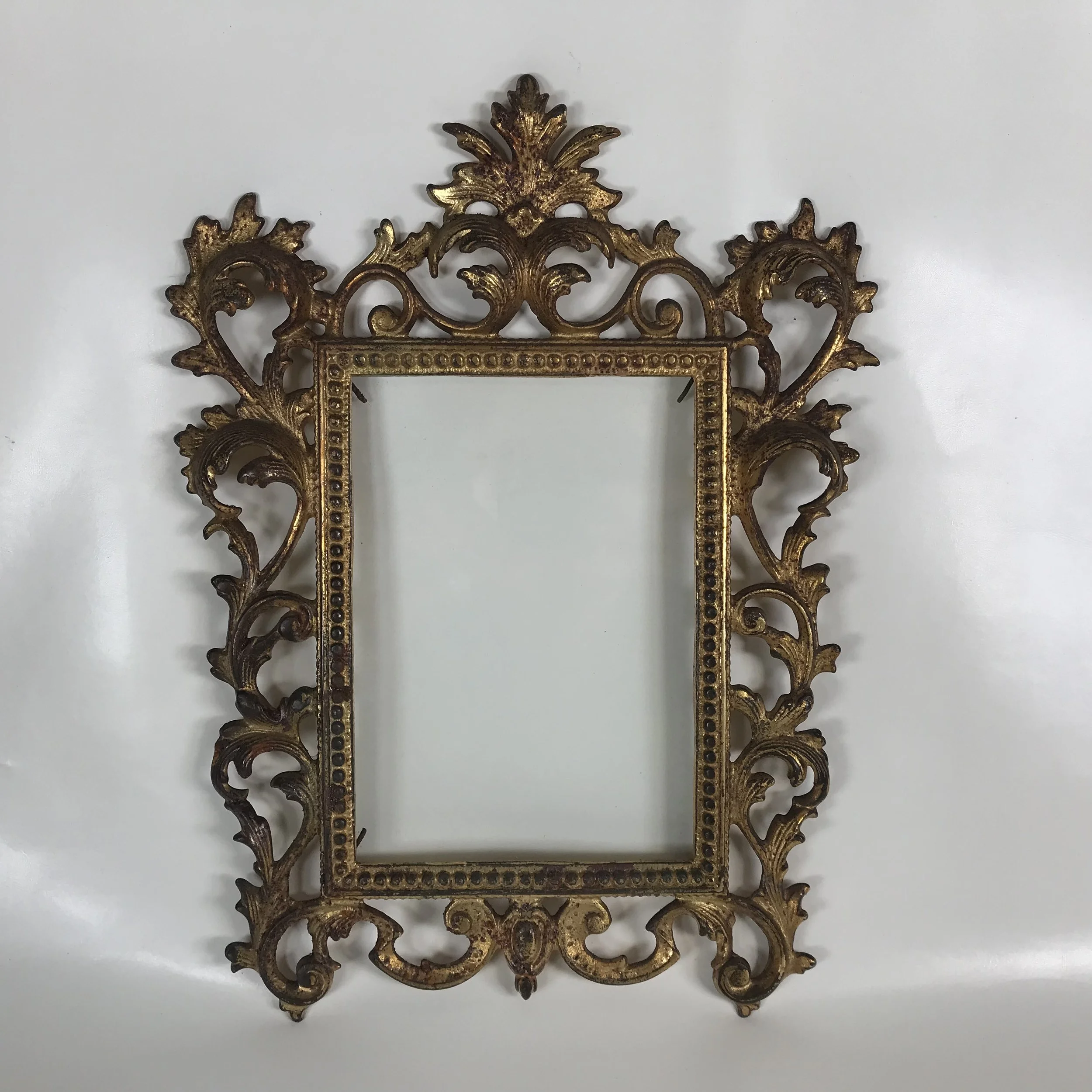 Ornate Victorian Era Brass Picture Frame — Ardesh display picture 1