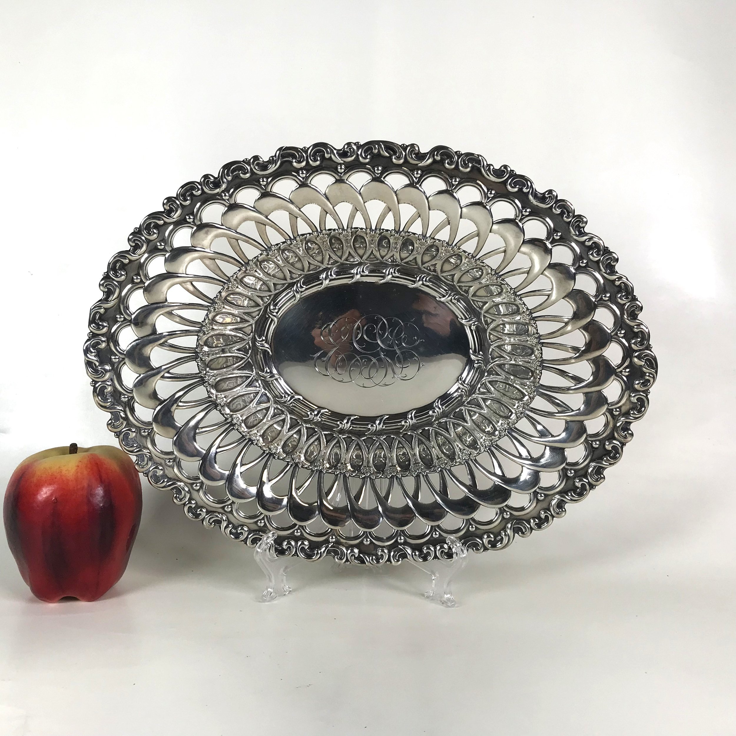 Antique Whiting Louis XV Large 12 Open Work Sterling Silver Bread Basket —  Ardesh