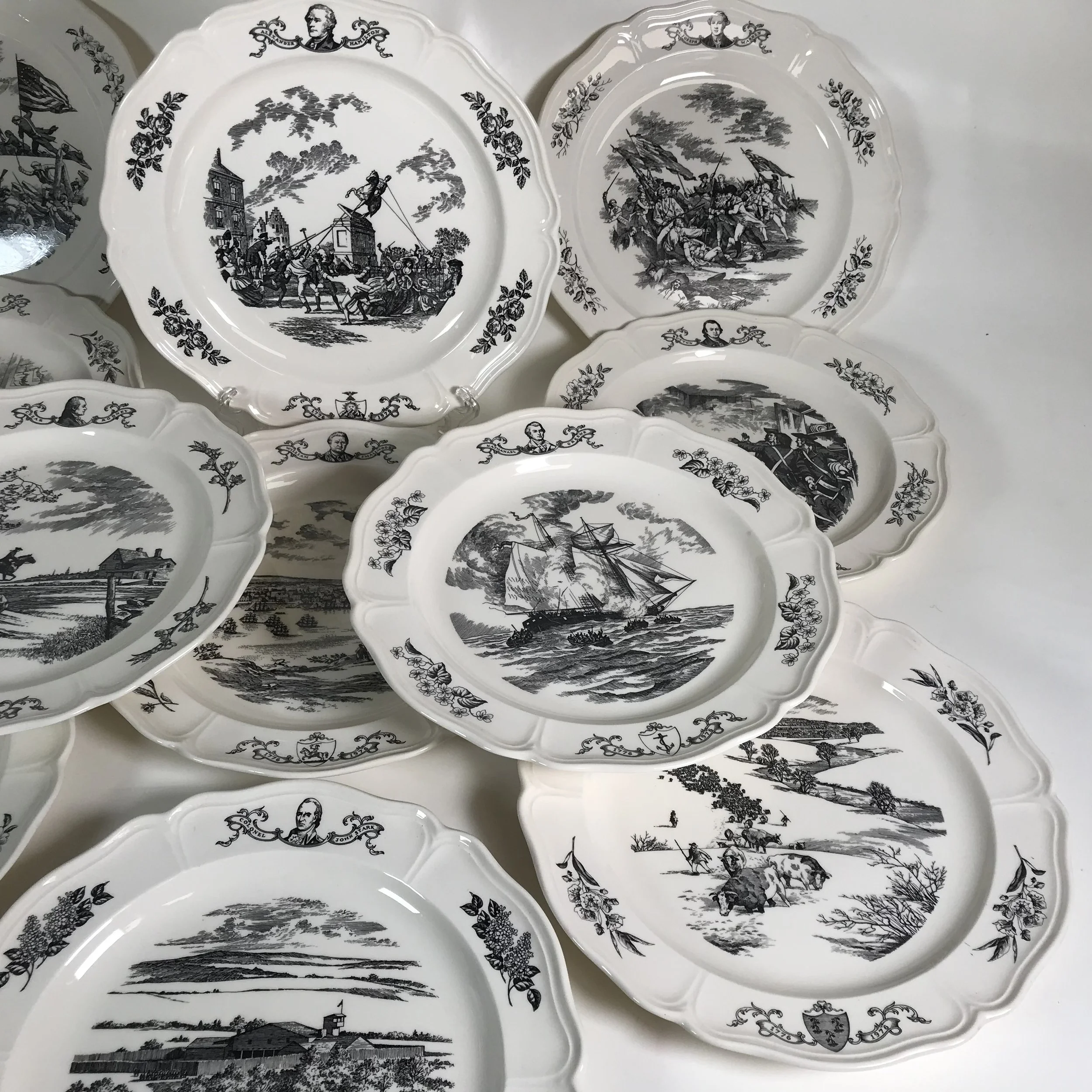 Set of 11 Wedgwood 200th Anniversary of the United States