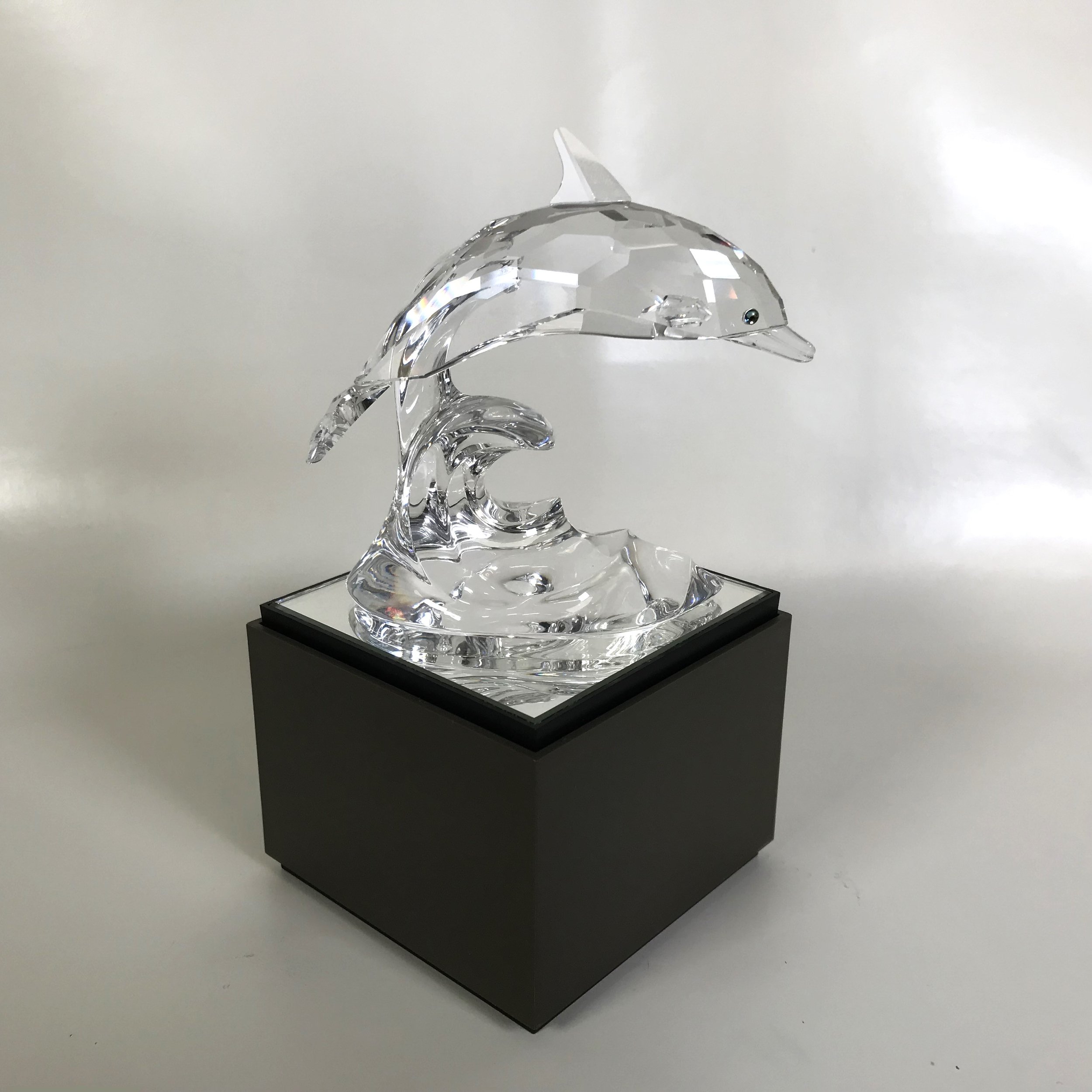 Swarovski Silver Crystal Dolphin w/ Original Box — Ardesh