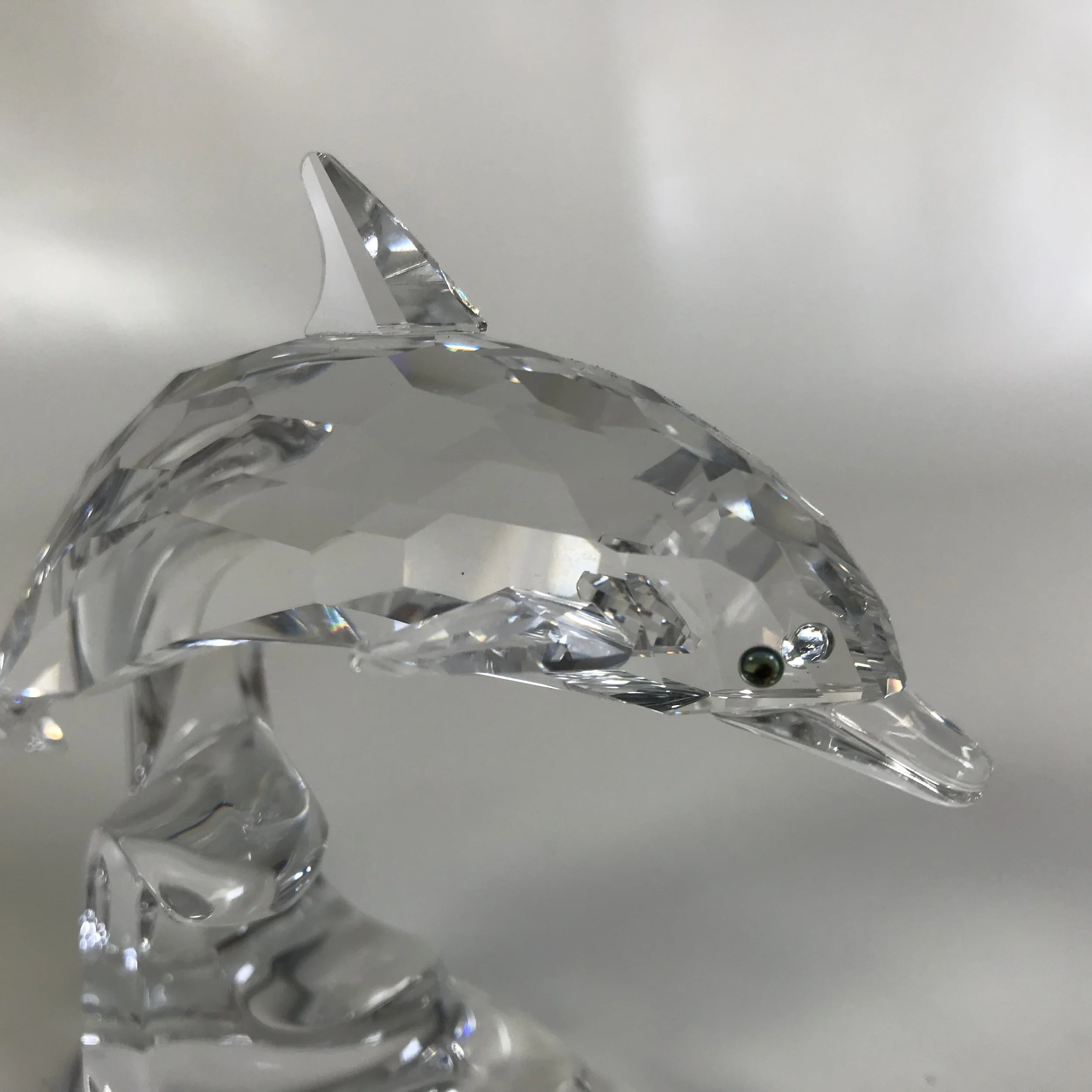 Swarovski Silver Crystal Dolphin w/ Original Box — Ardesh