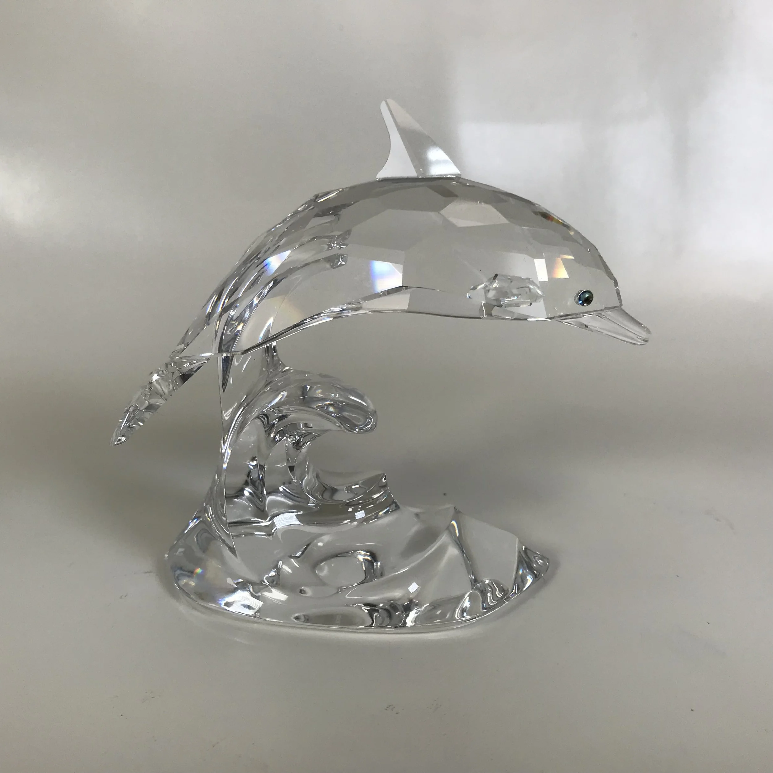 Swarovski Silver Crystal Dolphin w/ Original Box — Ardesh