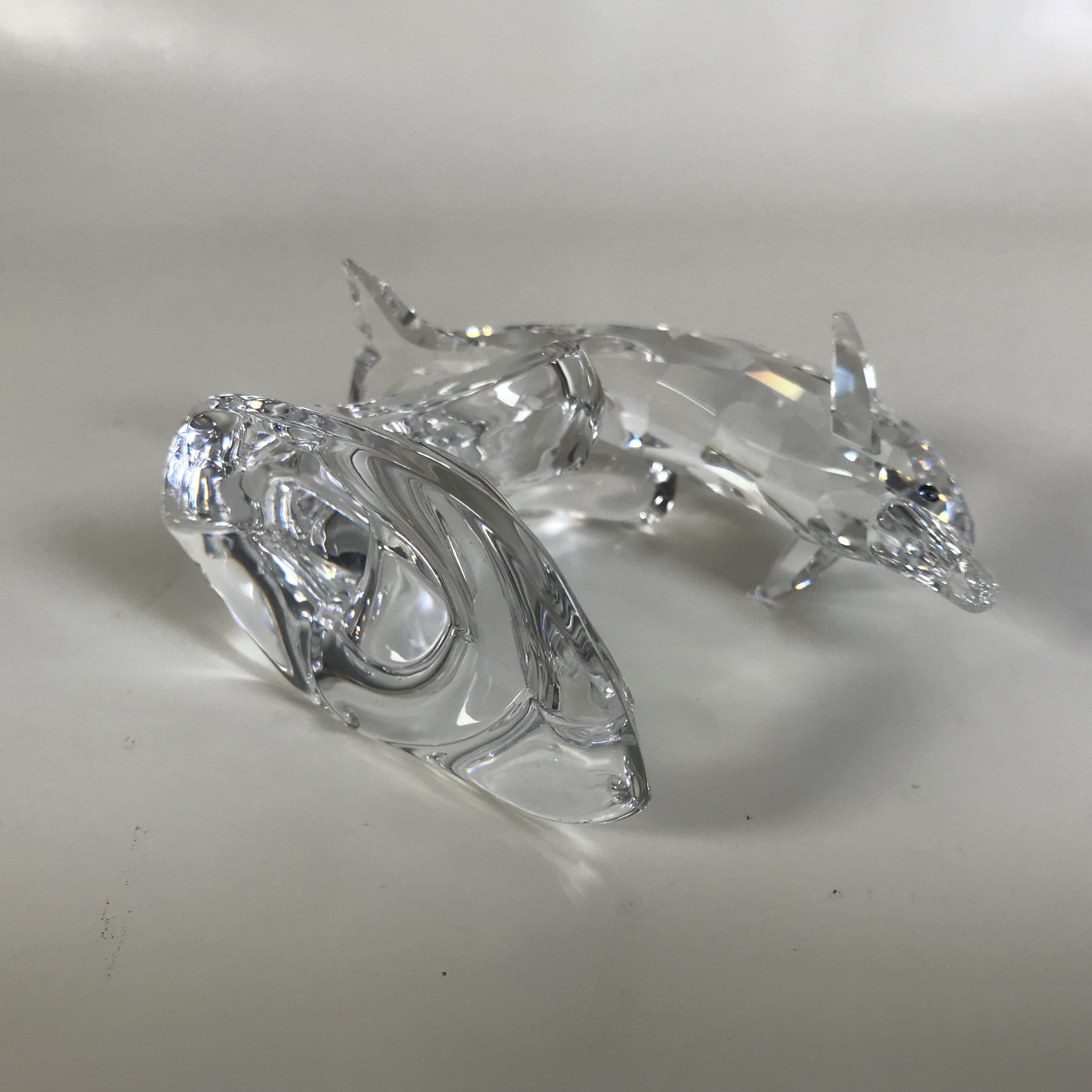 Swarovski Silver Crystal Dolphin w/ Original Box — Ardesh