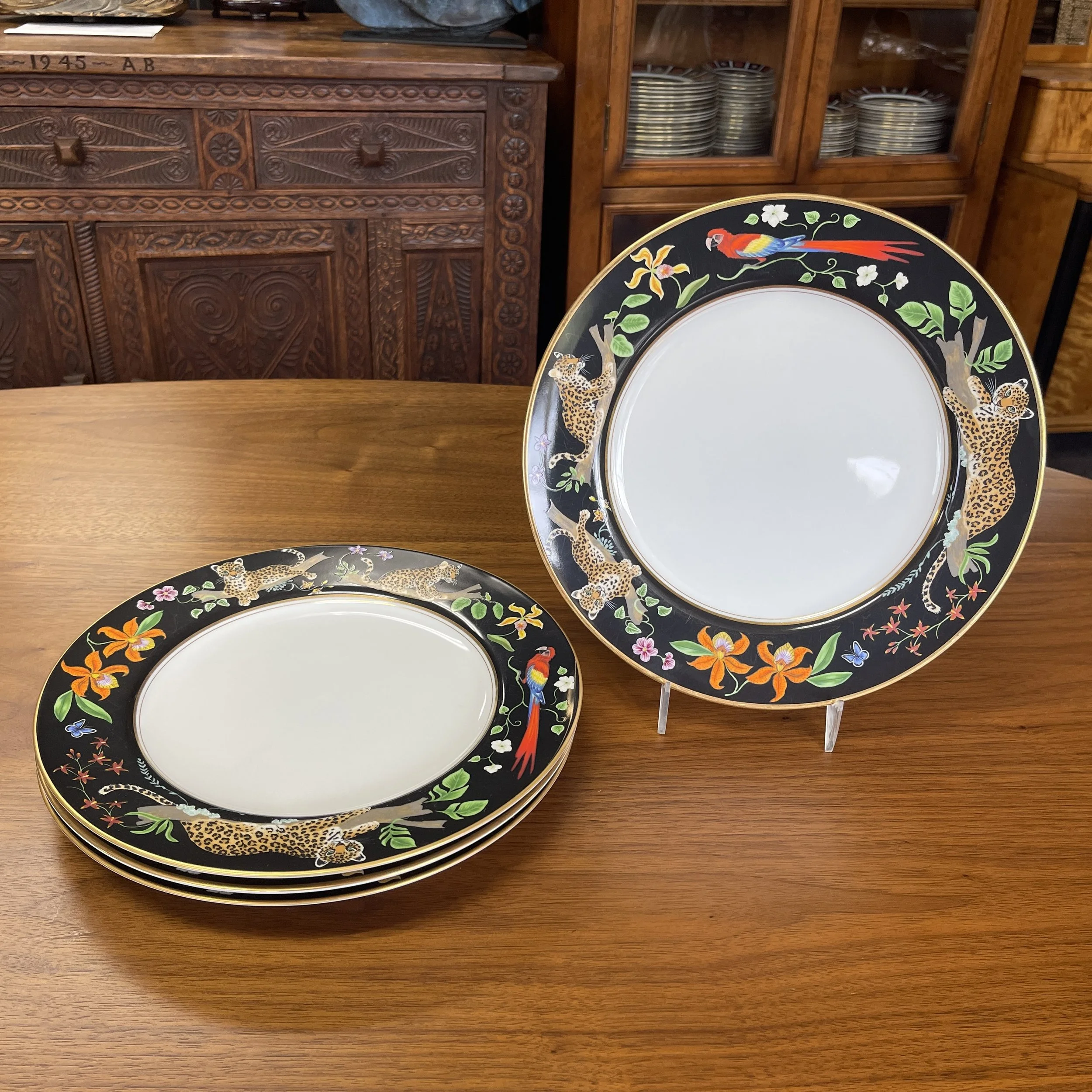 Set of 4 Lynn Chase Jaguar Jungle 11