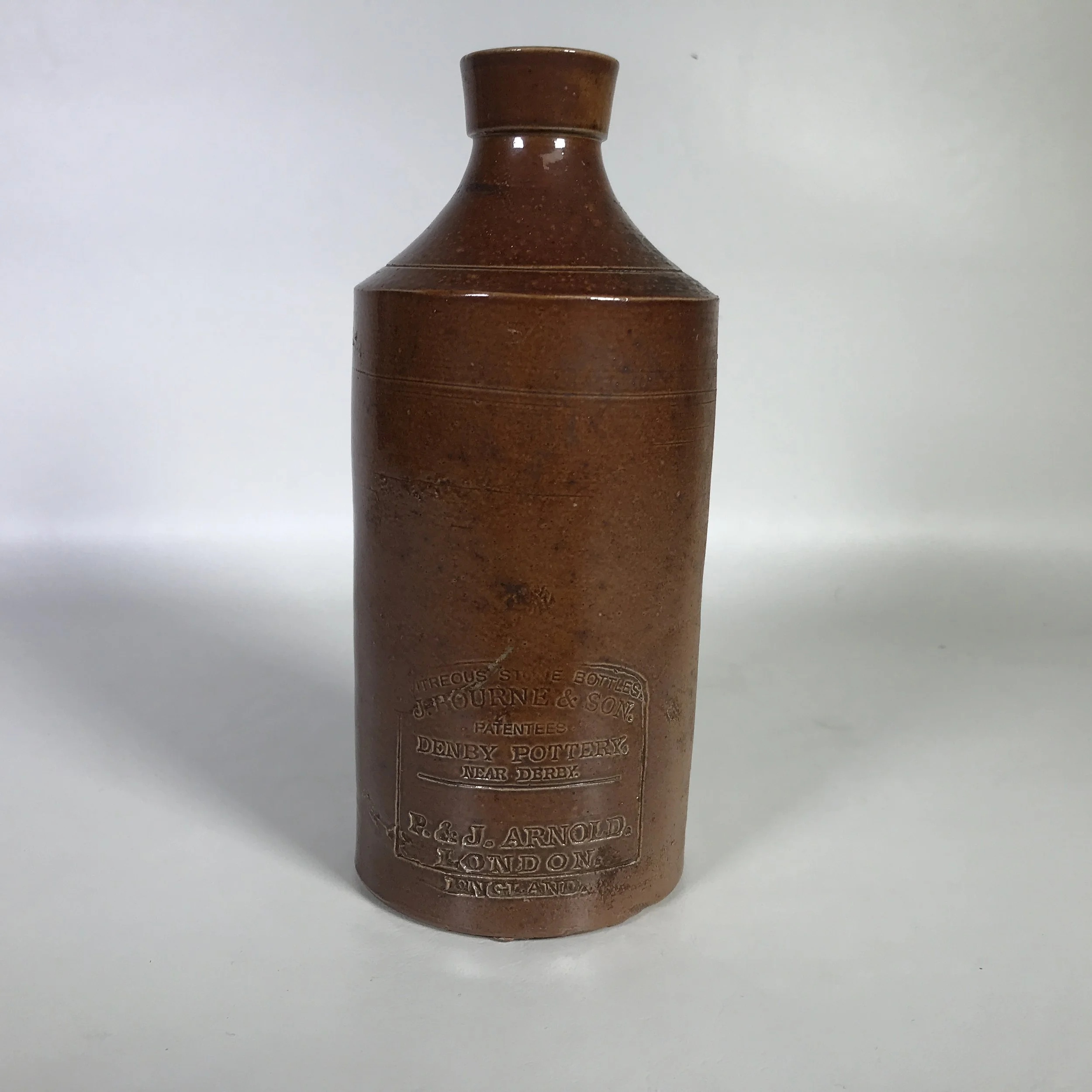 19th Century P & j Arnold Master Ink Stoneware Bottle — Ardesh