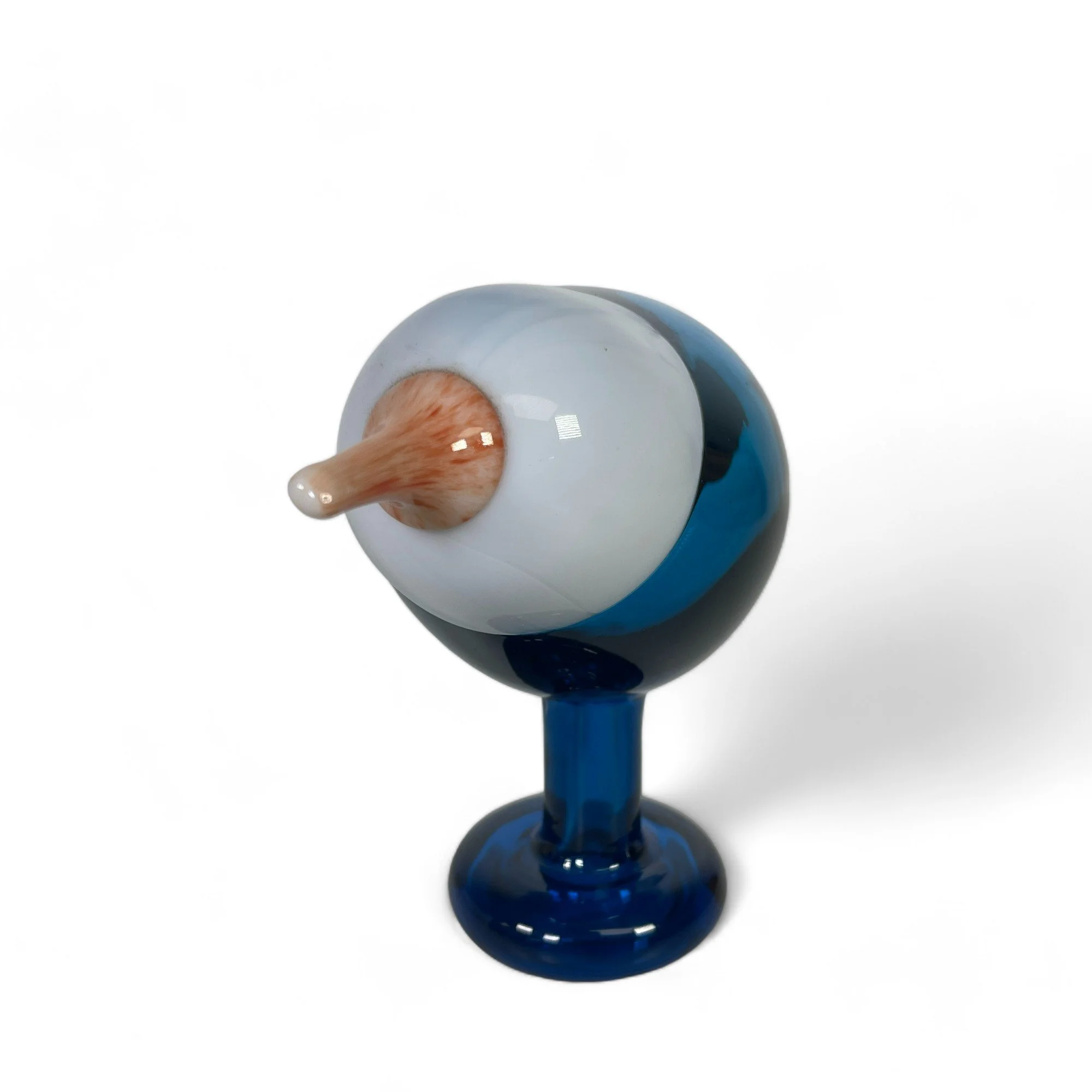 Oiva Toikka Iittala Art Glass Blue Magpie — Ardesh