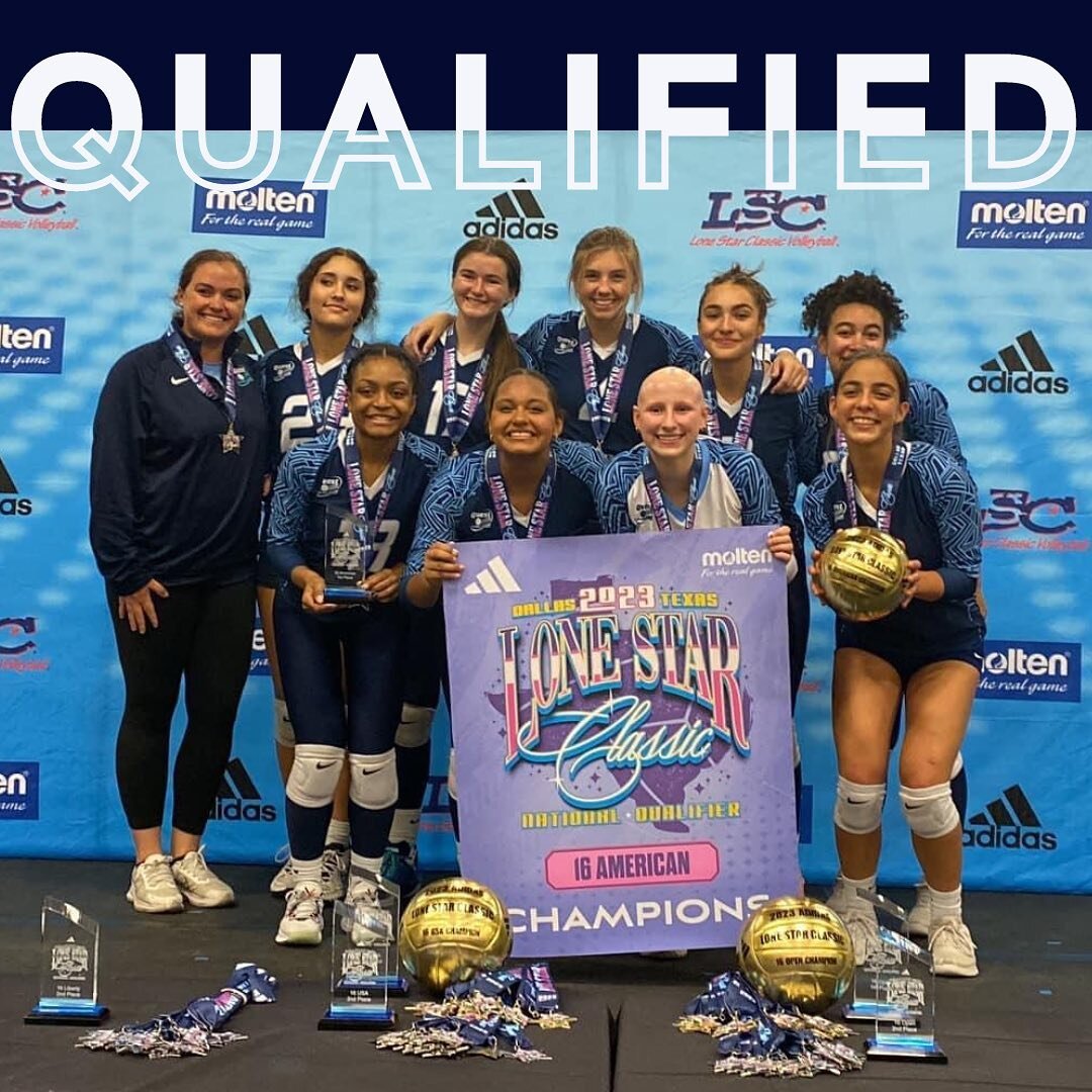 &bull; USAV QUALIFIED &bull; 

16 Taylor went 11-0 at the Lone Star Classic in Dallas, Texas to secure their USAV Bid in Chicago this summer!

Kudos for Ashley for holding it down and bringing it home! Taylor watched from home as she&rsquo;s waiting 