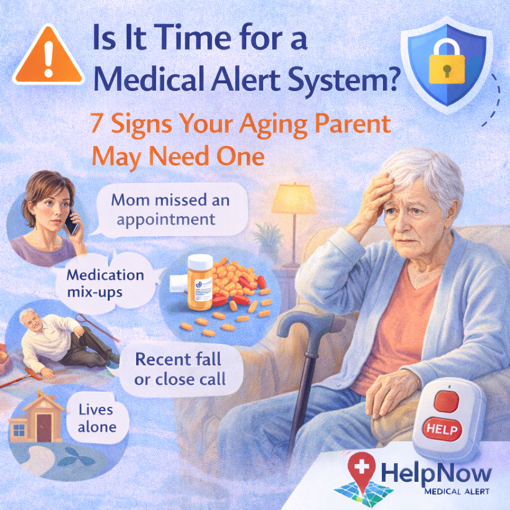 Is It Time for a Medical Alert System? 7 Signs Your Aging Parent May Need One
