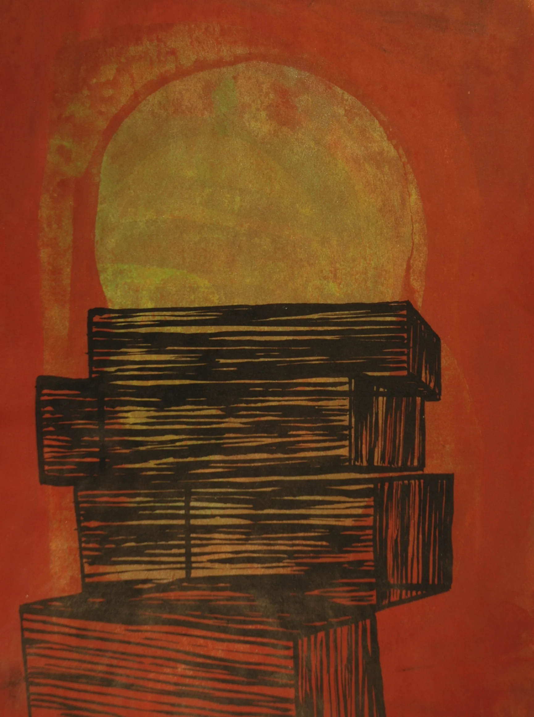 3-Pile Up-2005, 23:30.5, mixed media on paper.jpg