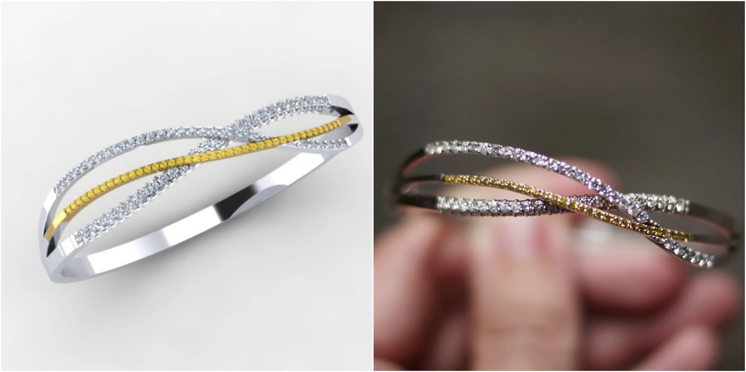 What happens if you come in and we don't have what you need? Speak to Robert about getting a custom piece. Whether you want something similar to a picture you have or need diamonds added to a piece, we can do it. The best way to get started on your custom piece is to come in for a consultation. With a computer aided design process we can create exactly what you have in mind.