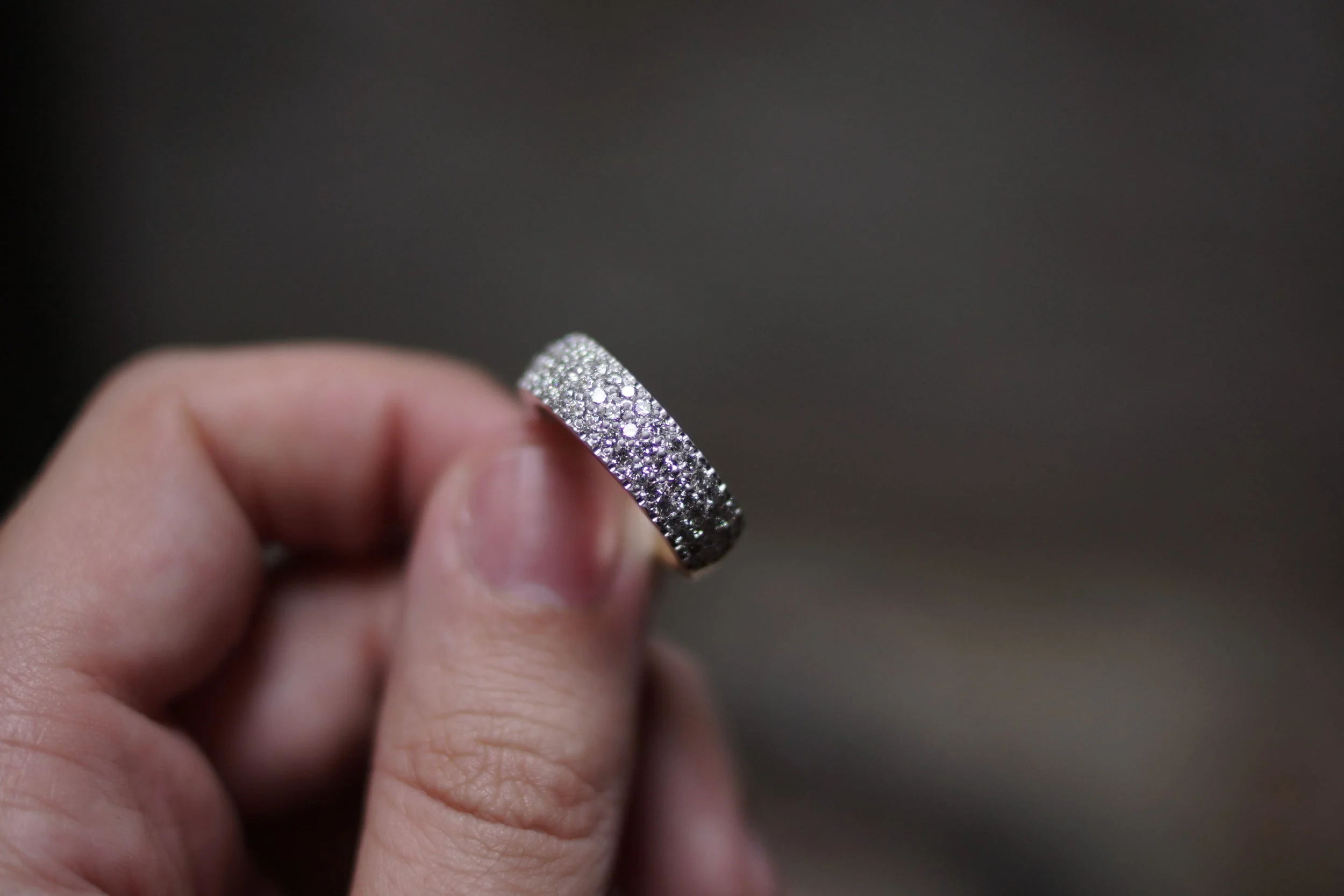 Pavé Set Diamond Ring