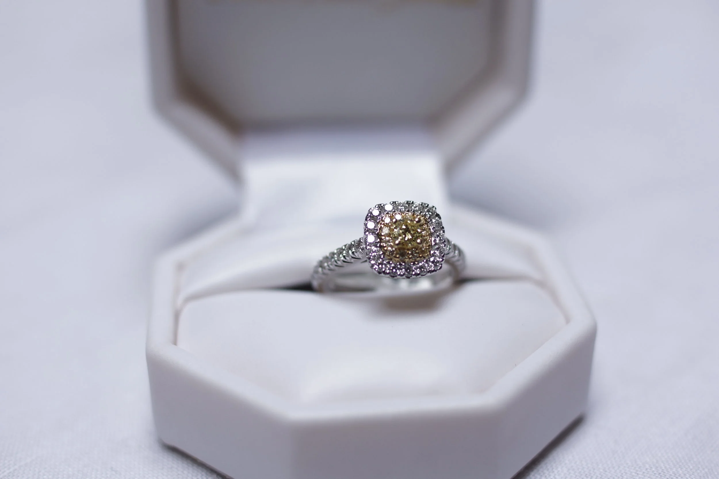 Canary Yellow Diamond Ring