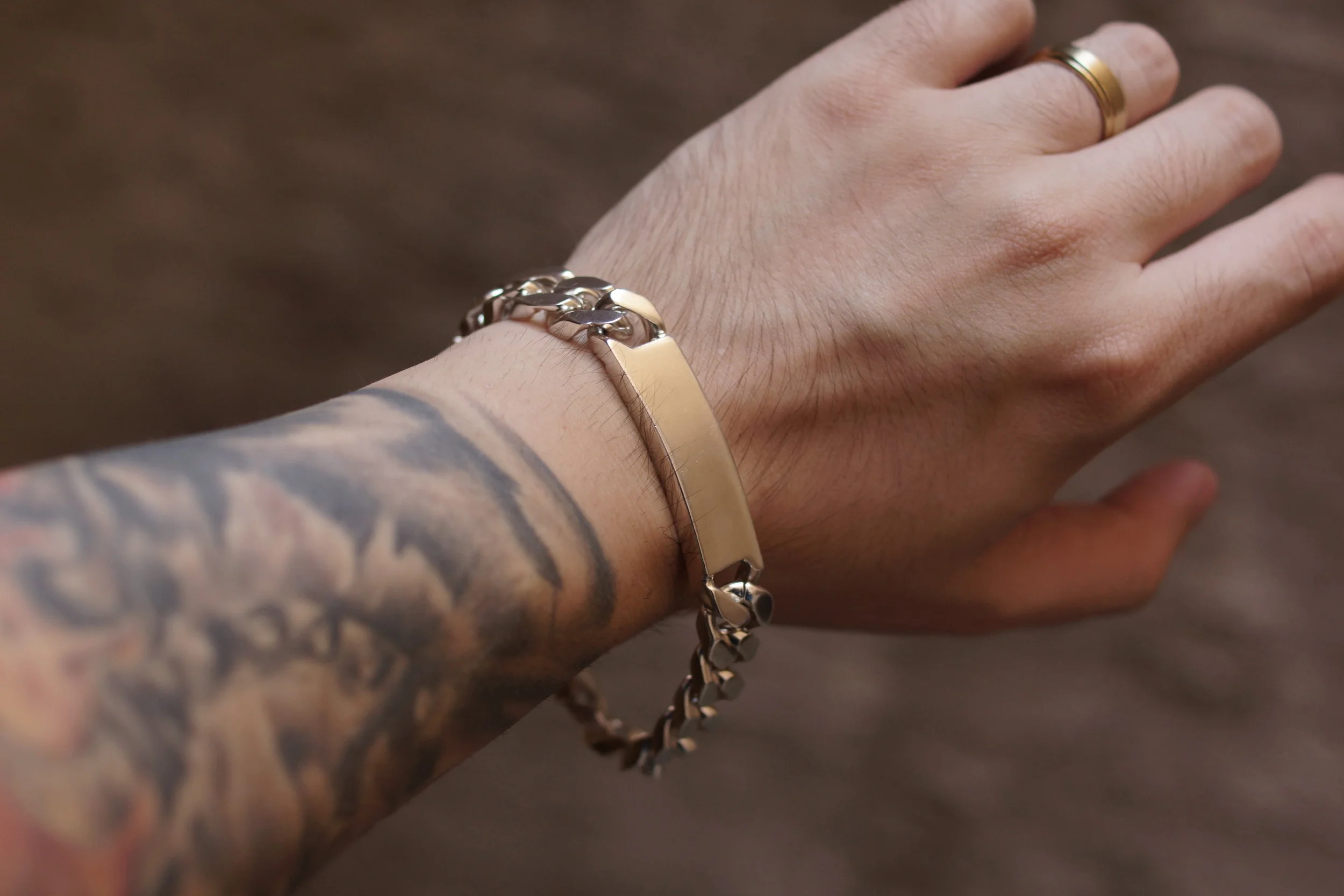 Men's Silver Cuban Link Bracelet