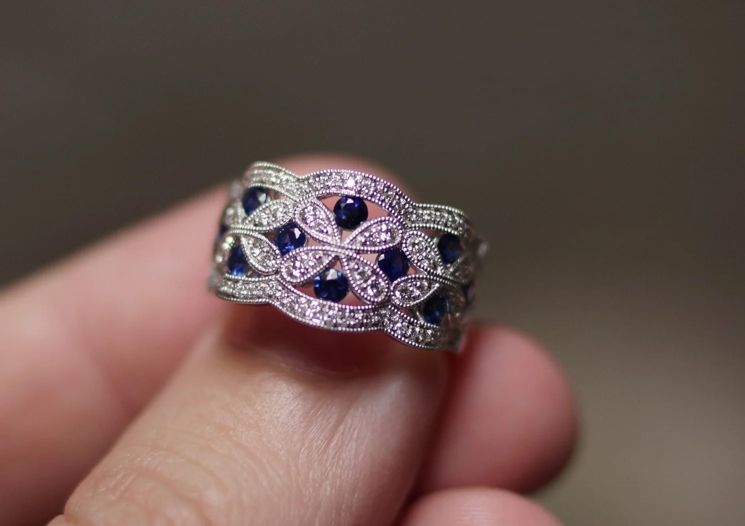 Sapphire and Diamond Ring Robert Lance