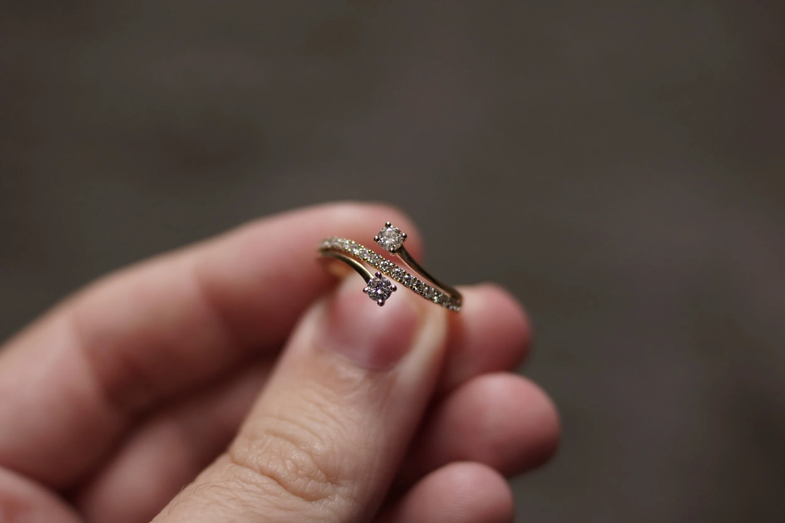 Two Stone Diamond Ring