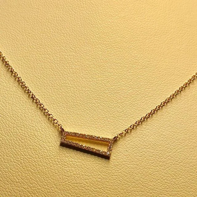 Rose Gold Diamond Necklace