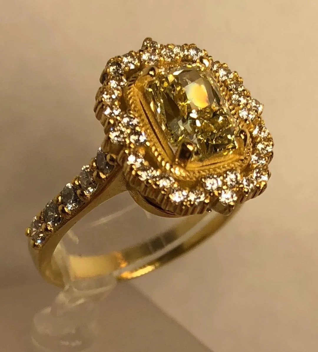 Canary yellow 2025 engagement ring