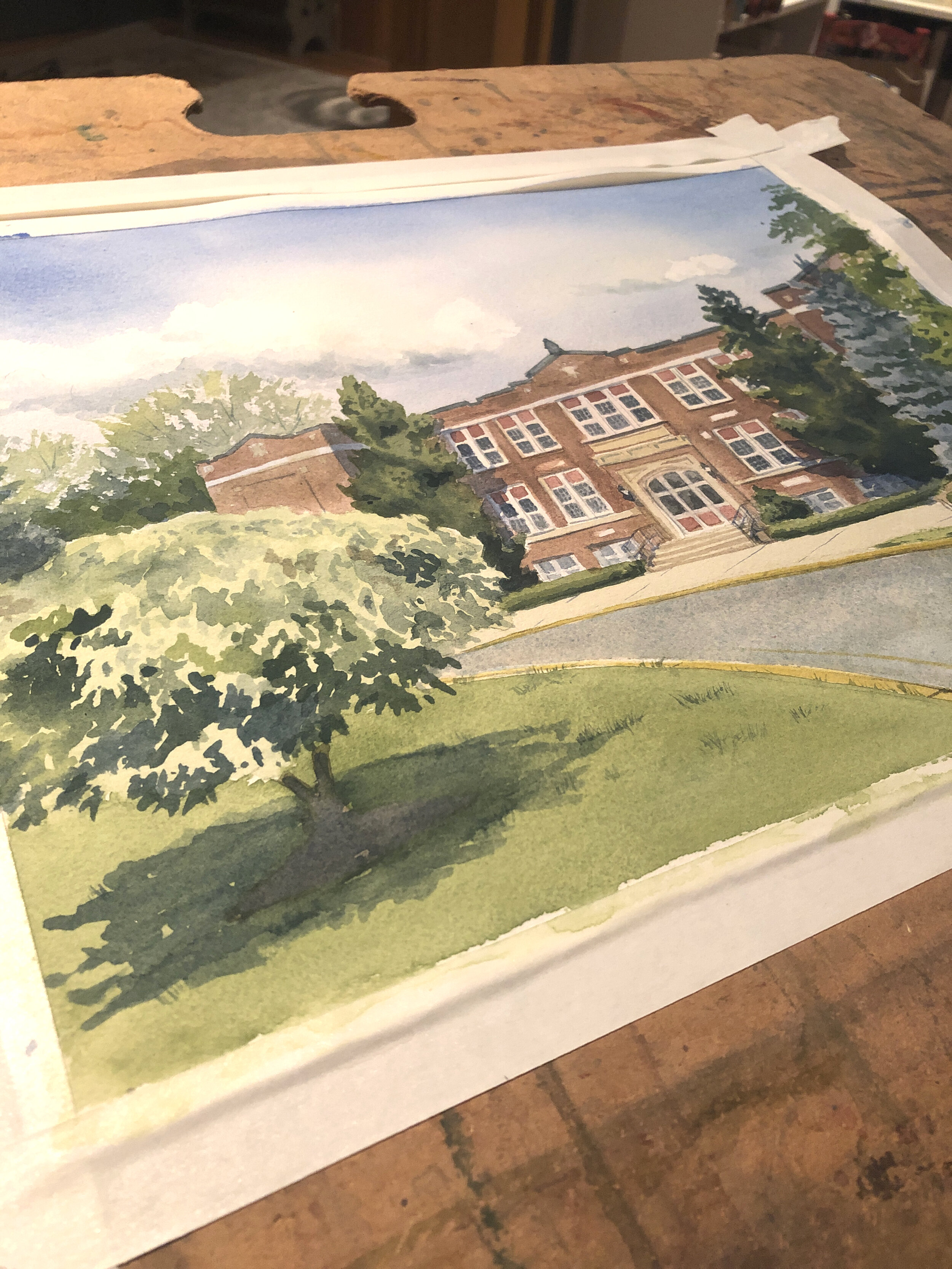 Glen Rock Central School - detail