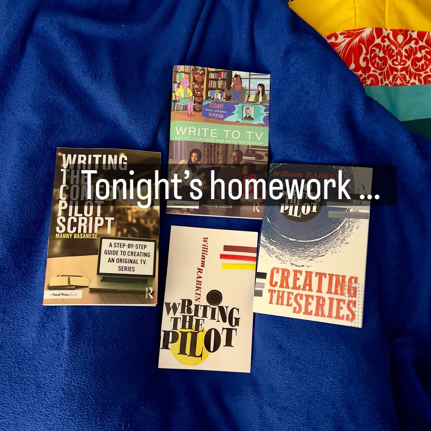 Just working my way through some good advice alongside my writing tonight.