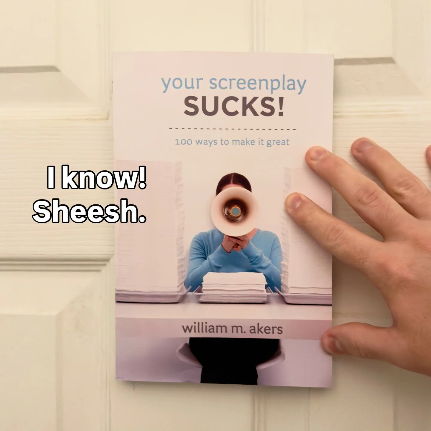 But for real, there&rsquo;s great stuff in here. Thanks to @screenwriterchic for the recommendation!