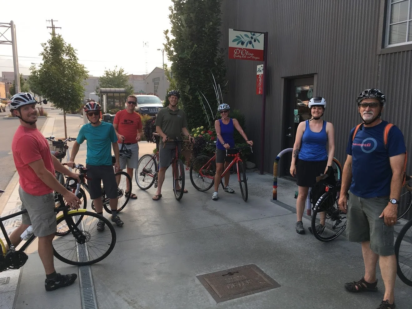 Members of the RBAC on a bike audit in August 2017