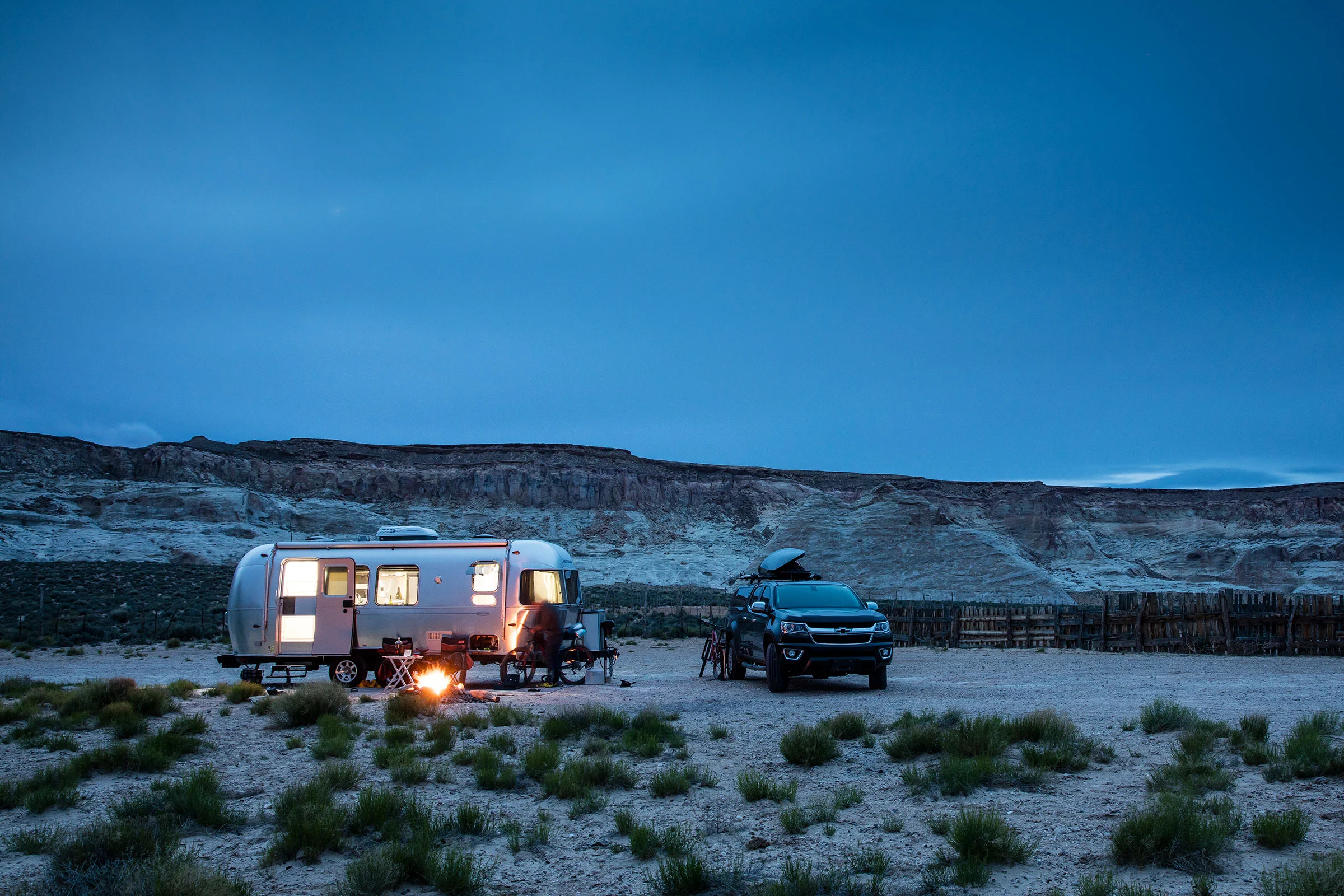 Airstream camping